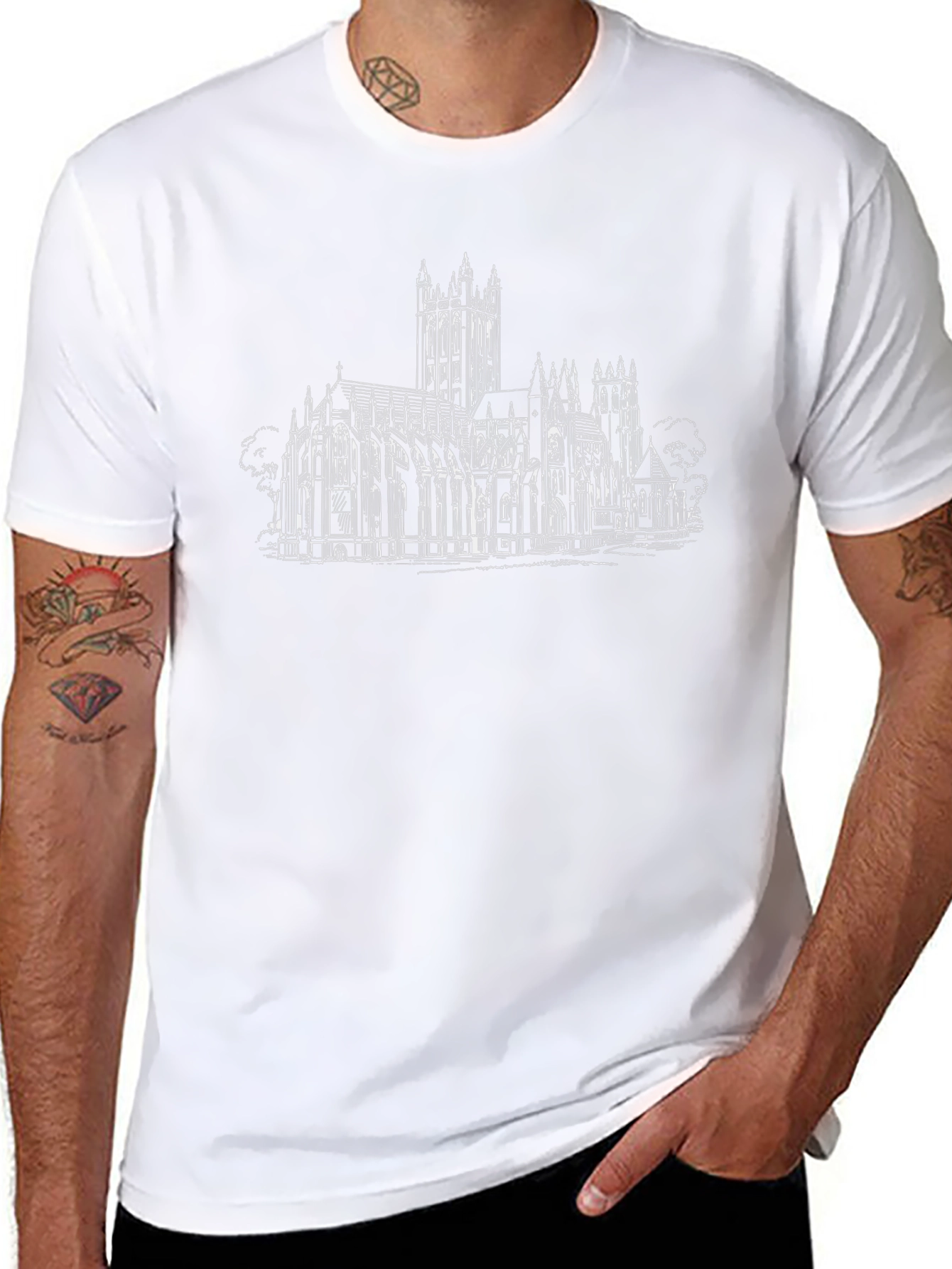 Cathedral Graphic Tee - Black