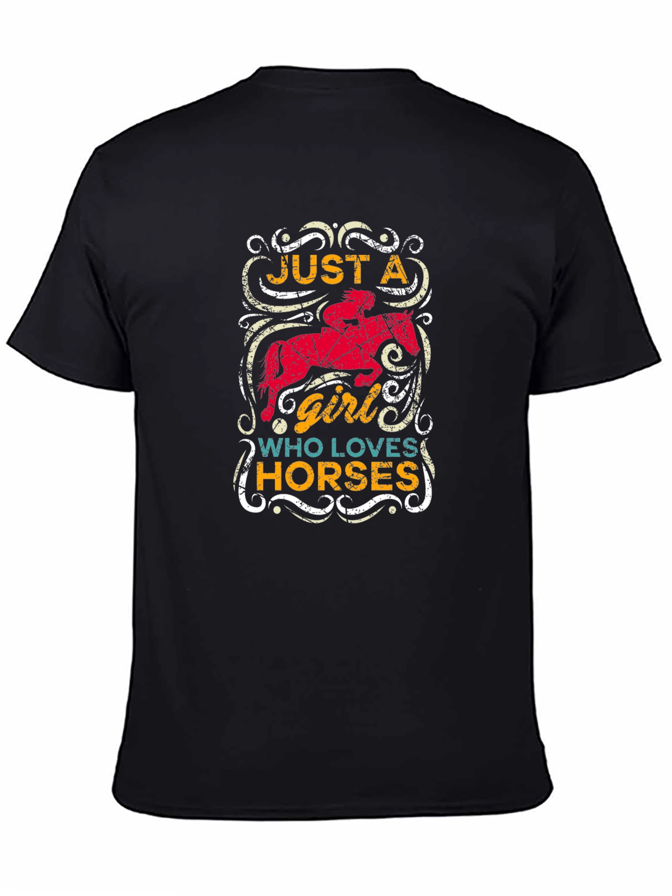 Just A Girl Who Loves Horses T-Shirt