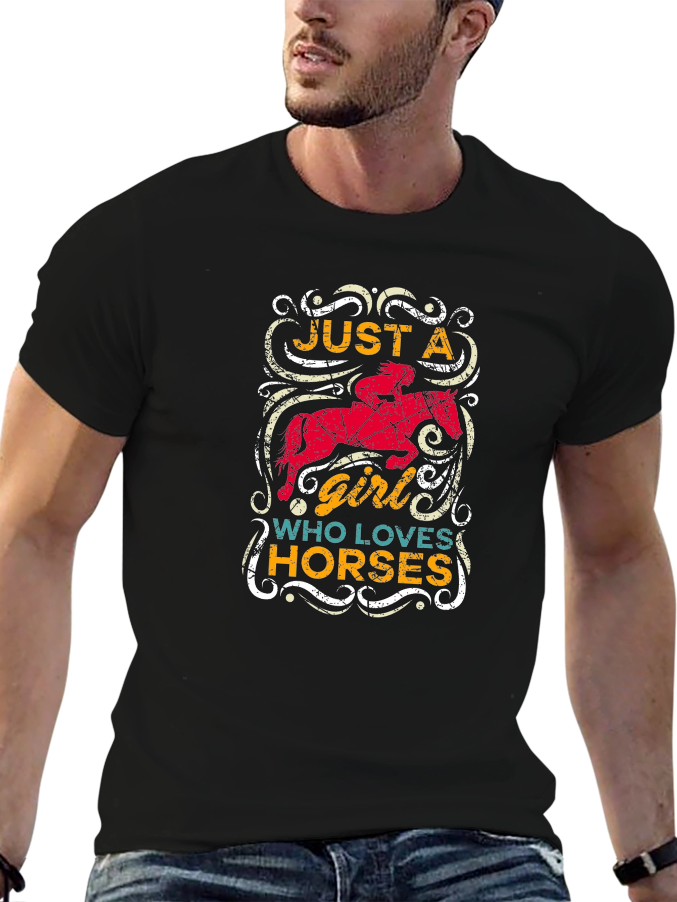 Just A Girl Who Loves Horses T-Shirt