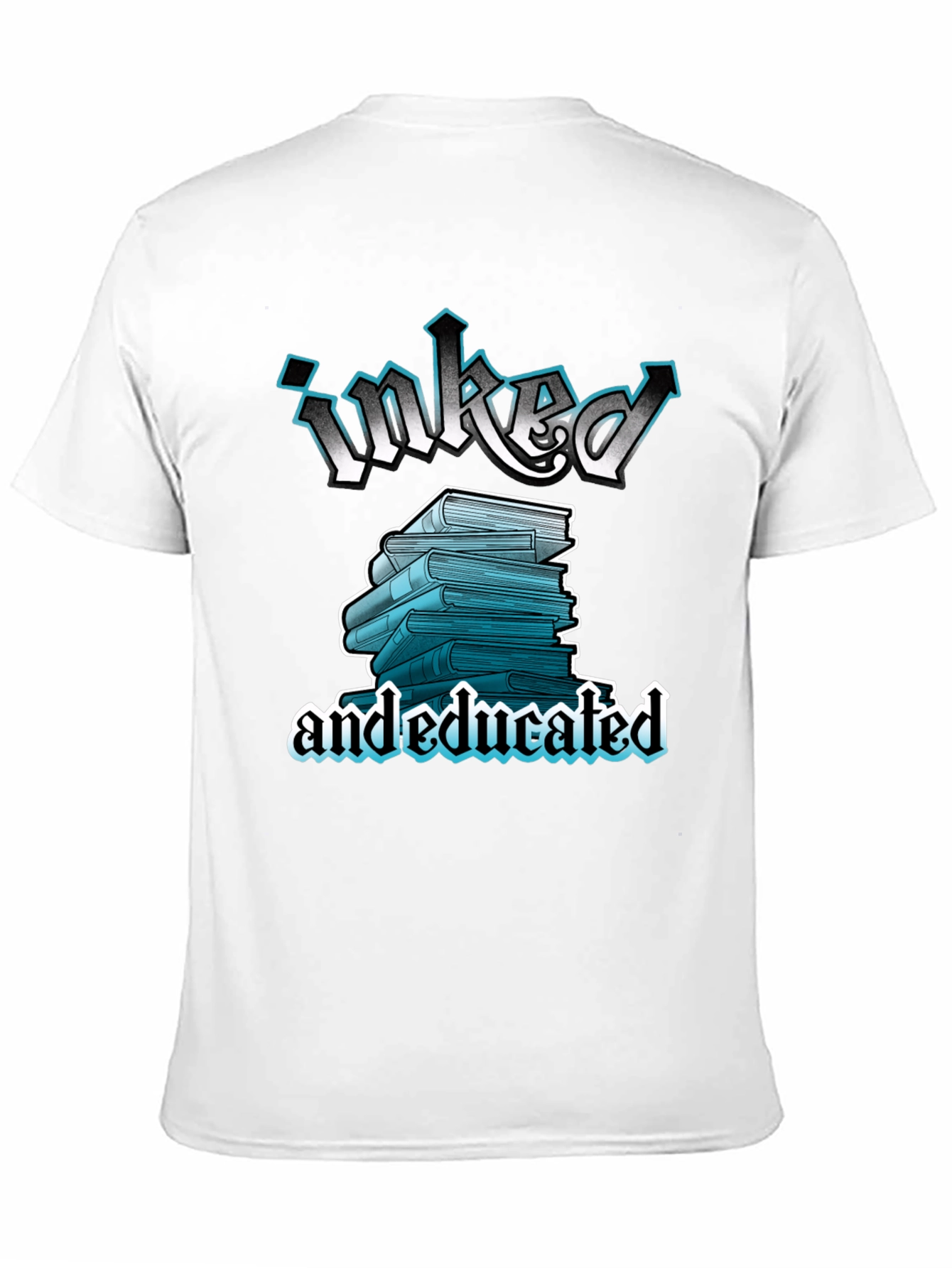 Inked and Educated T-Shirt Book Lover Tee