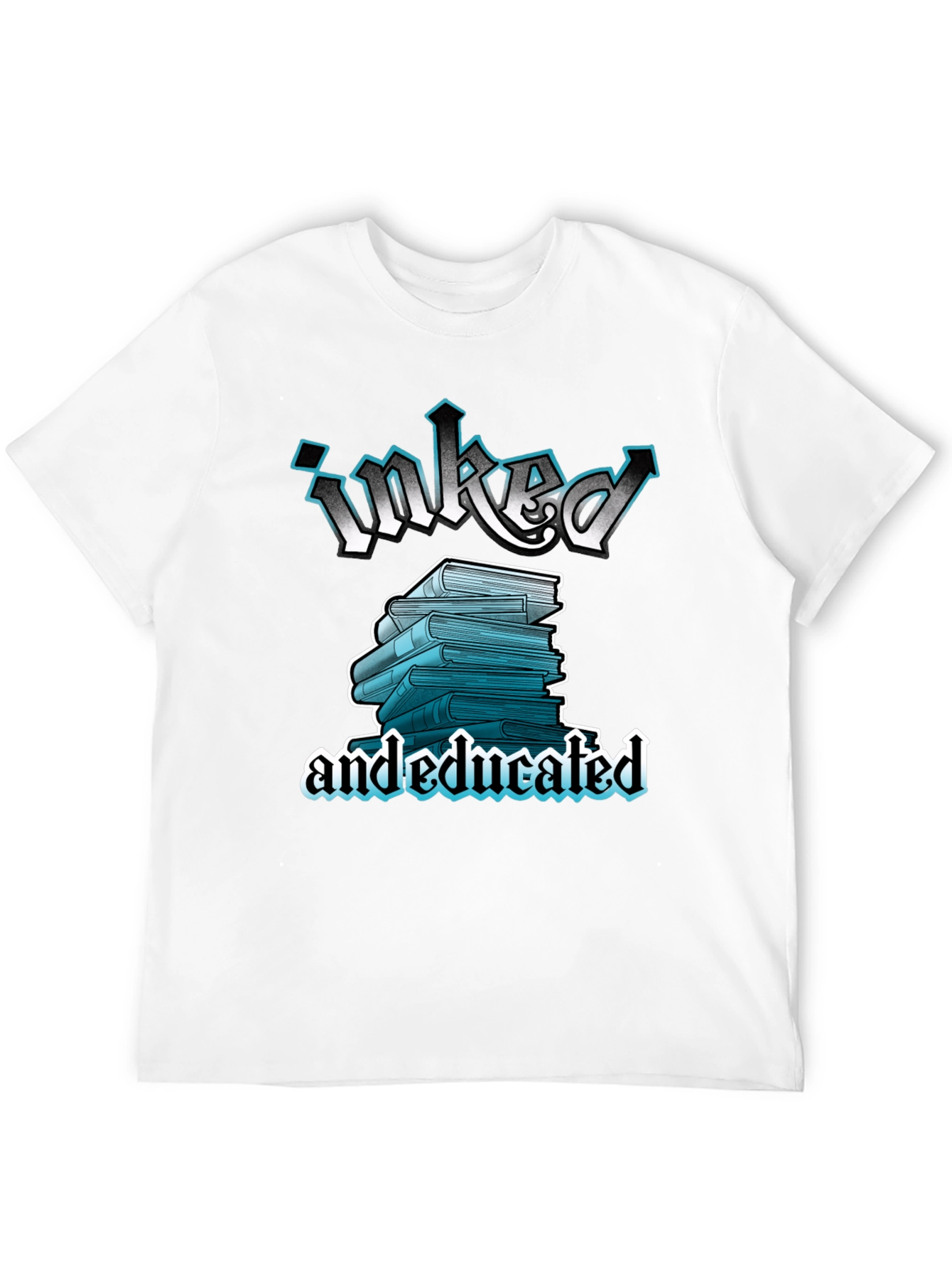 Inked and Educated T-Shirt Book Lover Tee