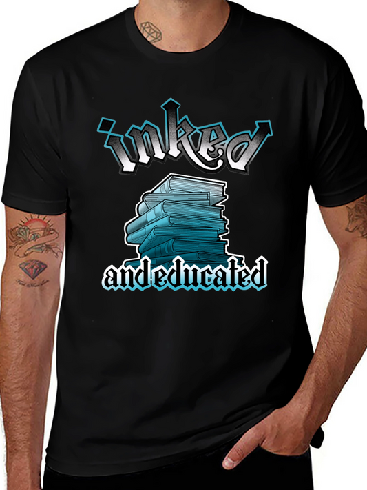 Inked and Educated T-Shirt Book Lover Tee