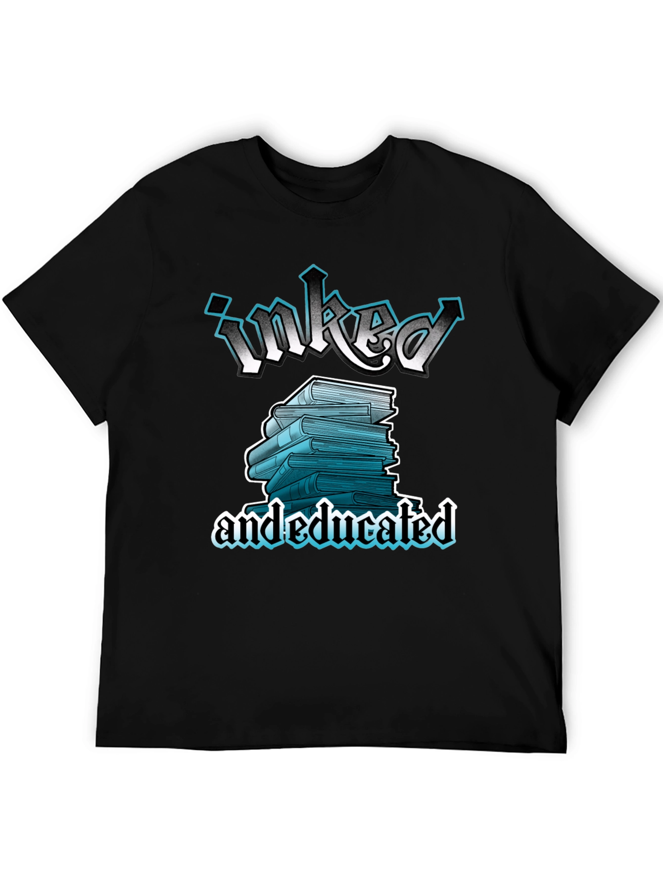 Inked and Educated T-Shirt Book Lover Tee