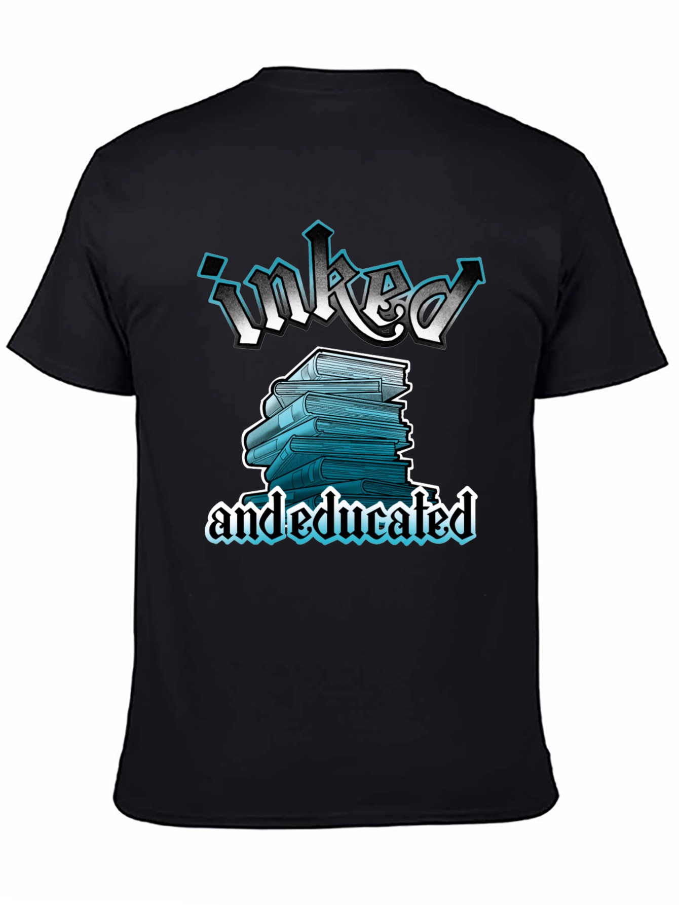 Inked and Educated T-Shirt Book Lover Tee