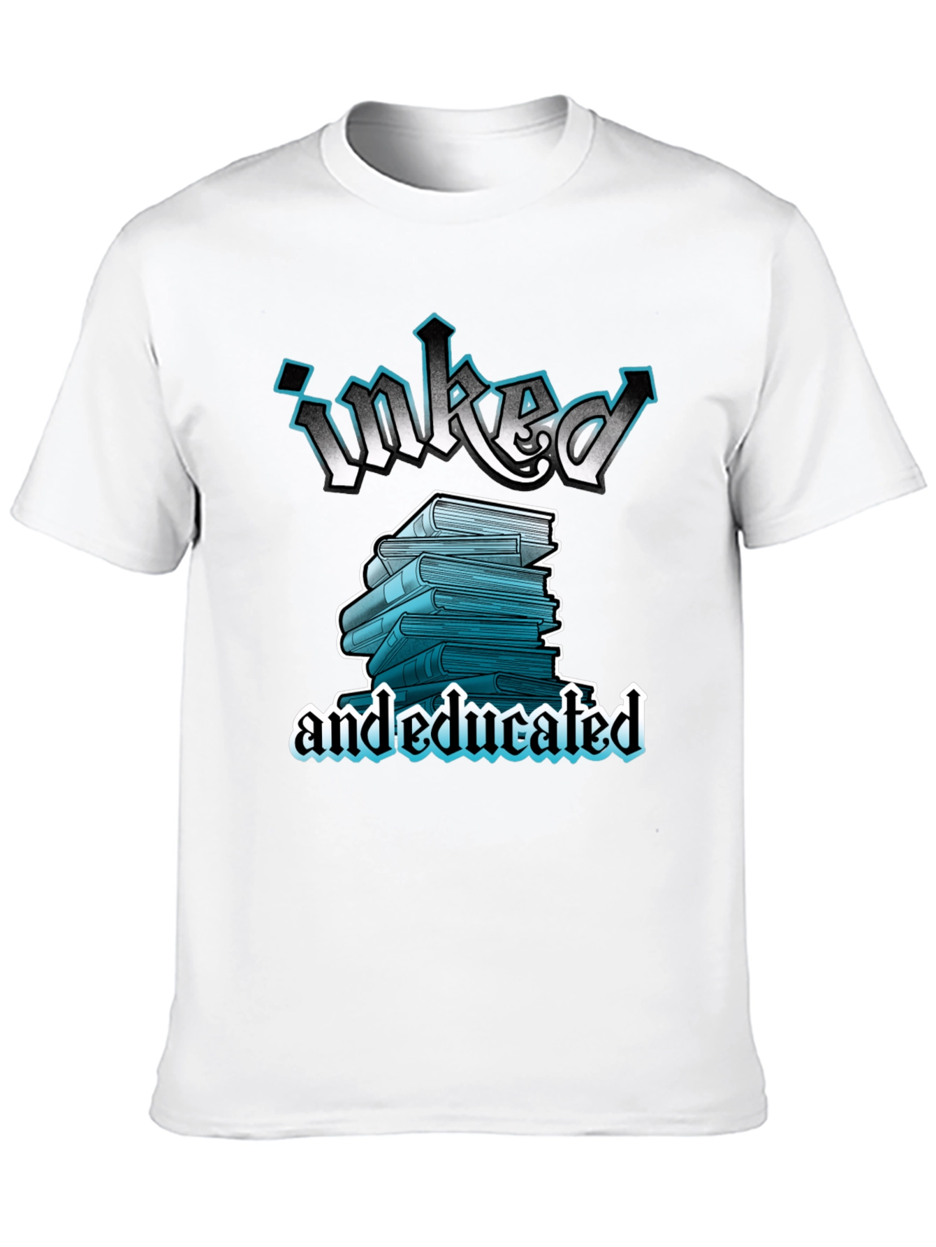 Inked and Educated T-Shirt Book Lover Tee