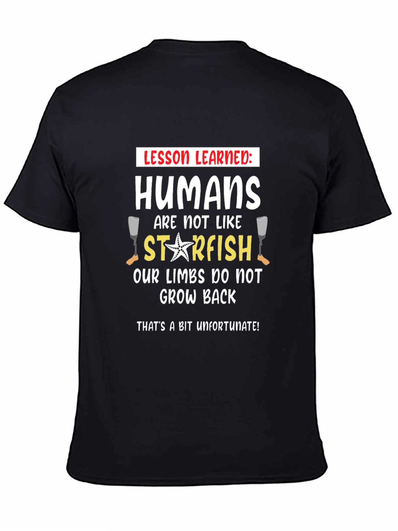 Funny Human Starfish Limbs Grow Back T-Shirt