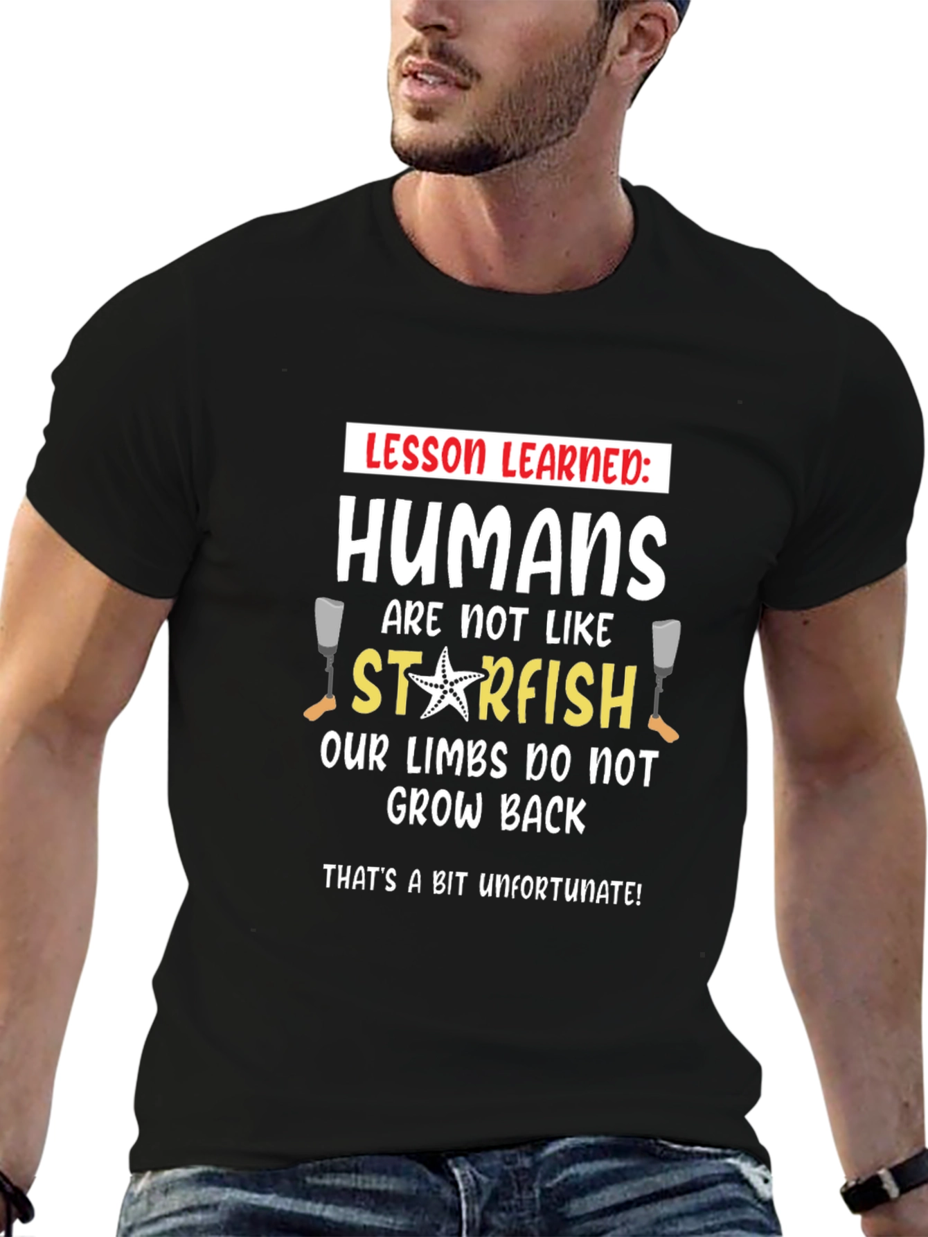 Funny Human Starfish Limbs Grow Back T-Shirt
