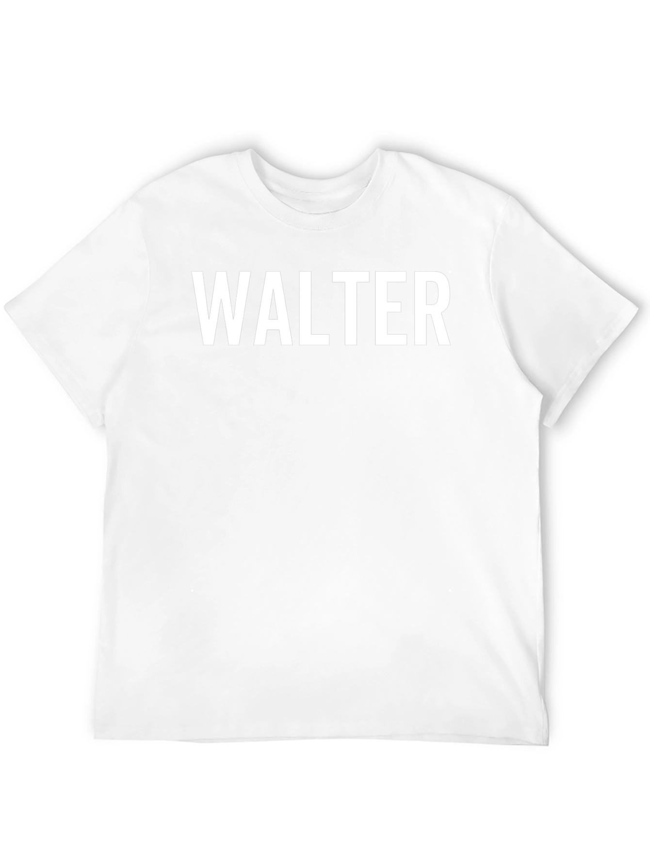 Walter Graphic T-Shirt | Black Crew Neck Tee