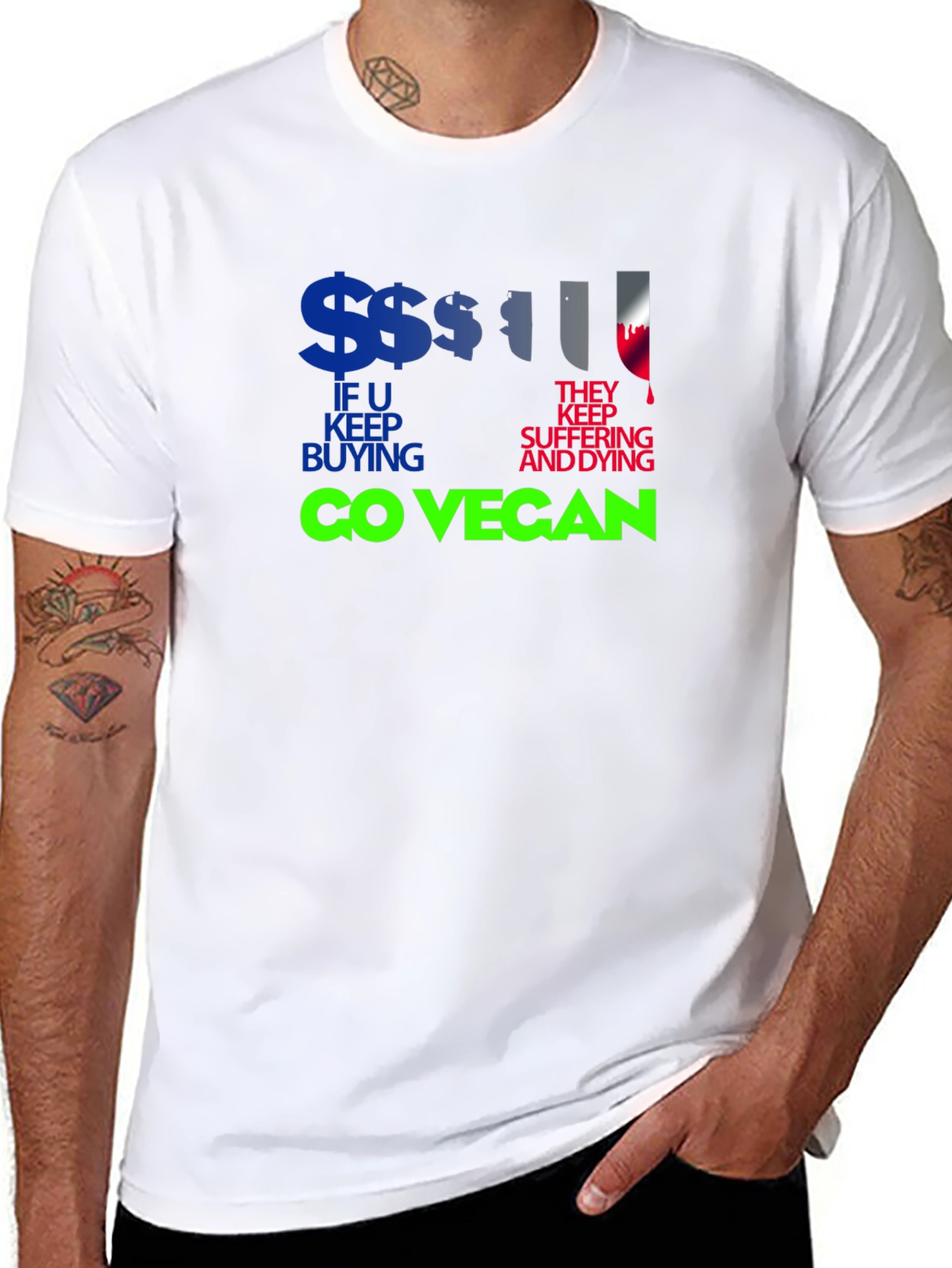 Go Vegan Graphic T-Shirt