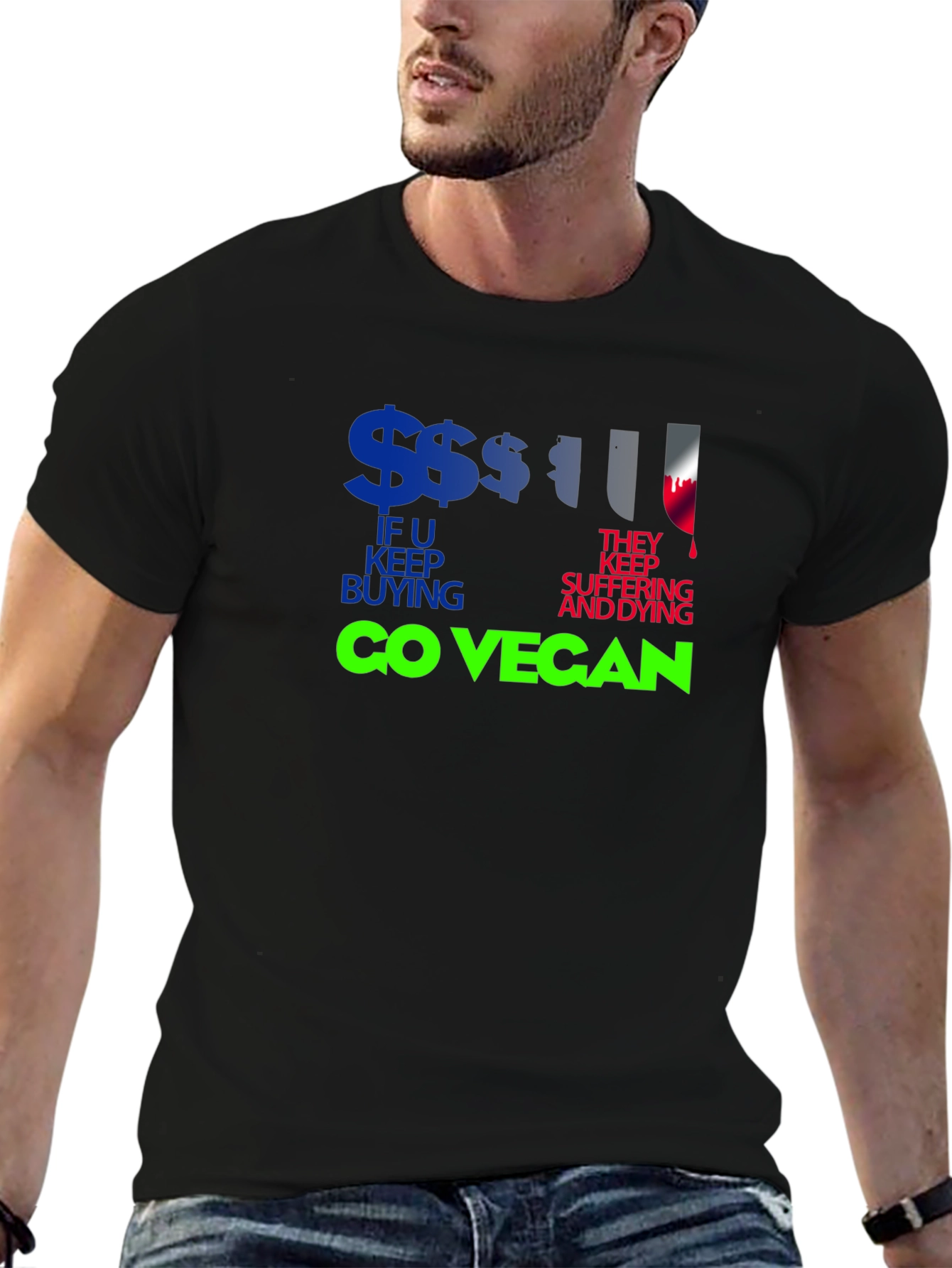Go Vegan Graphic T-Shirt