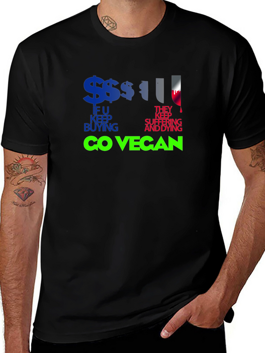 Go Vegan Graphic T-Shirt