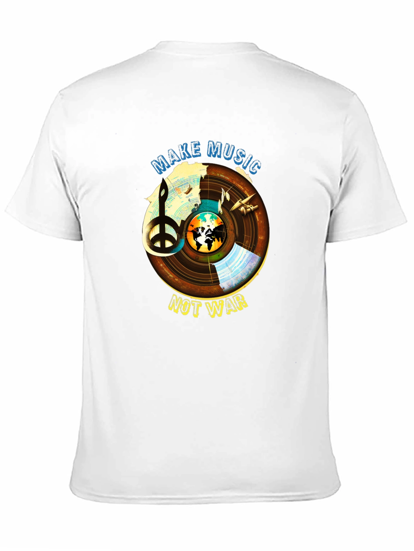 Make Music Not War Graphic T-Shirt