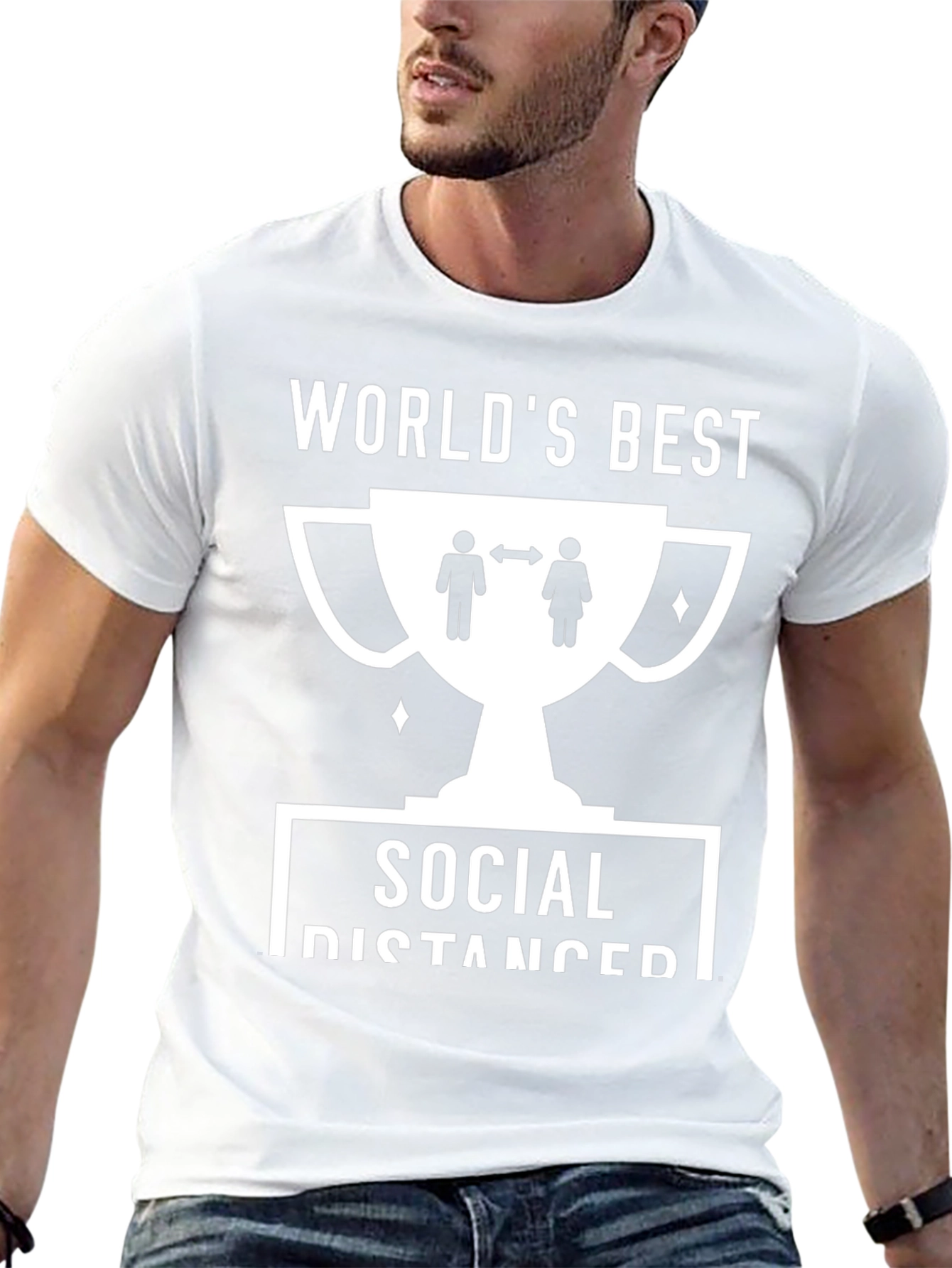 Worlds Best Social Distancer T-Shirt