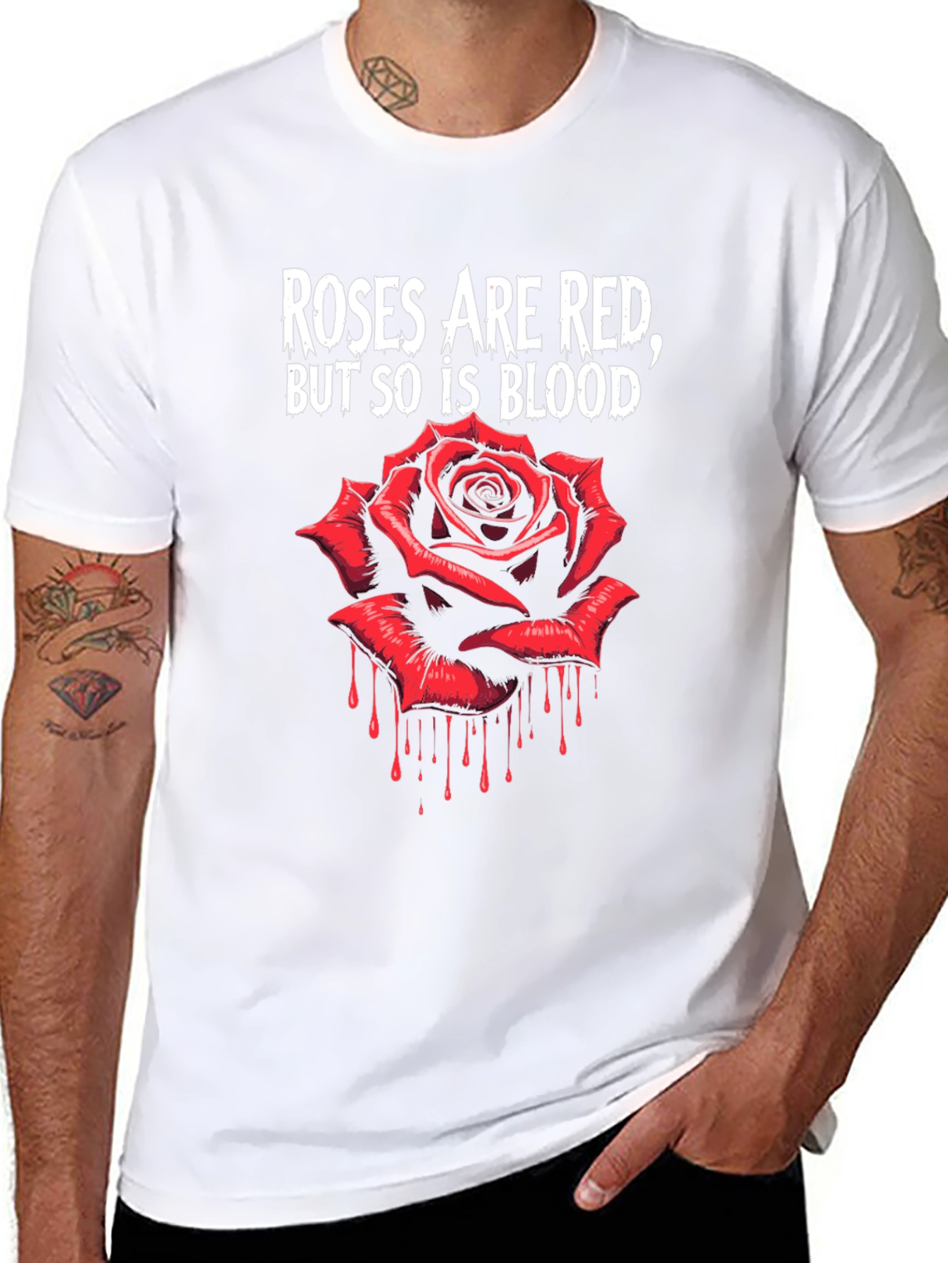 Roses Are Red Blood T-Shirt
