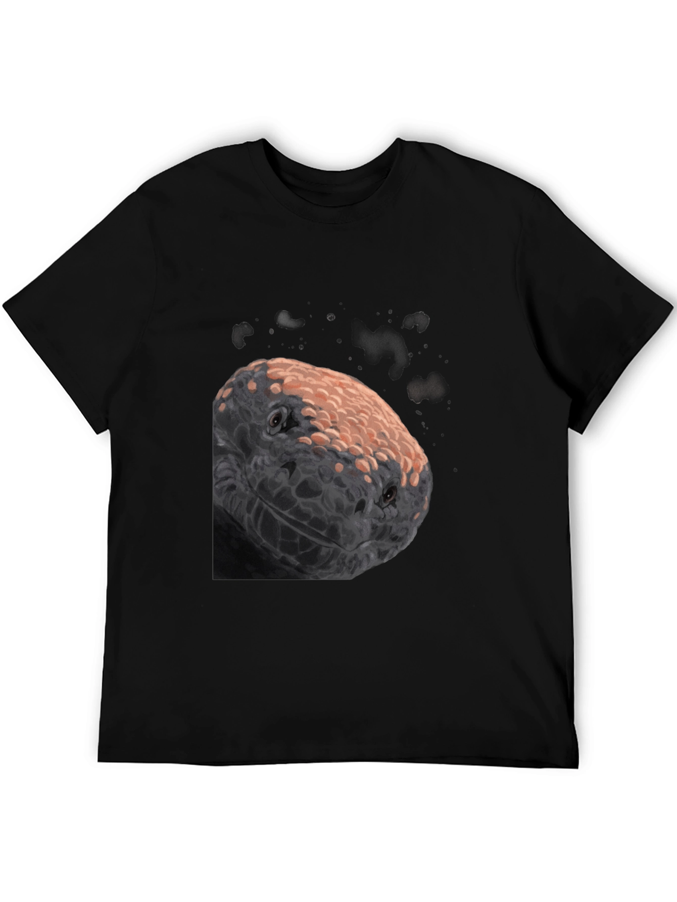 Gila Monster Graphic Tee - Black Cotton Blend