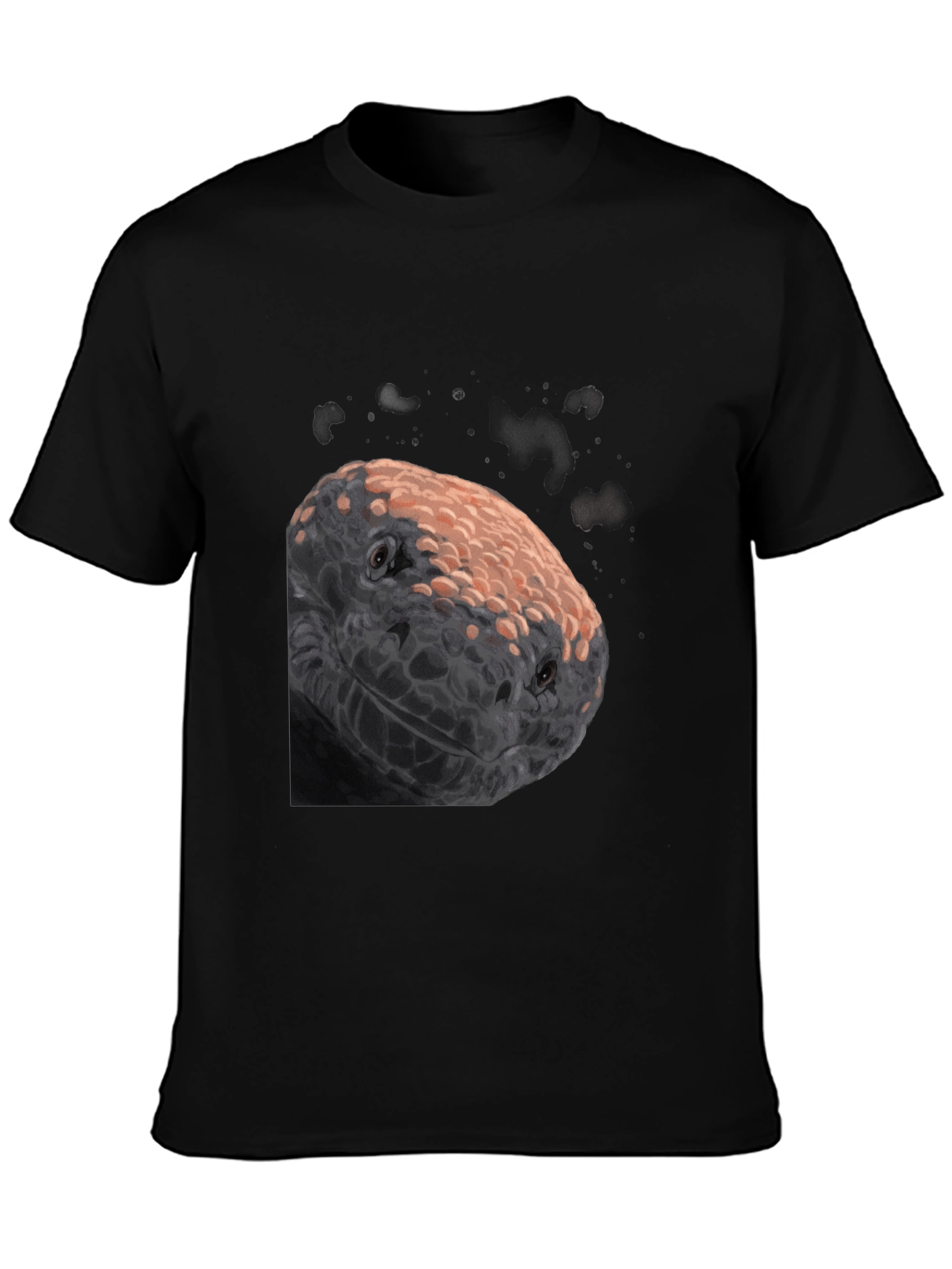 Gila Monster Graphic Tee - Black Cotton Blend
