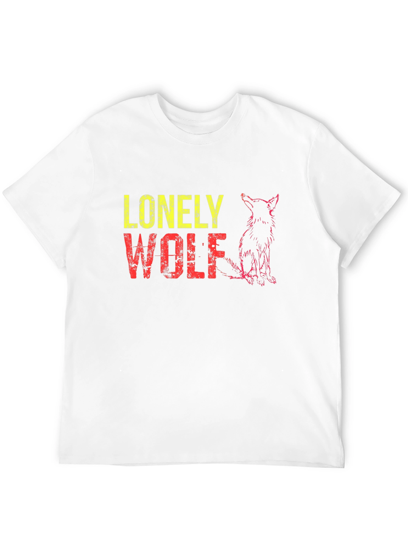 Lonely Wolf Graphic T-Shirt