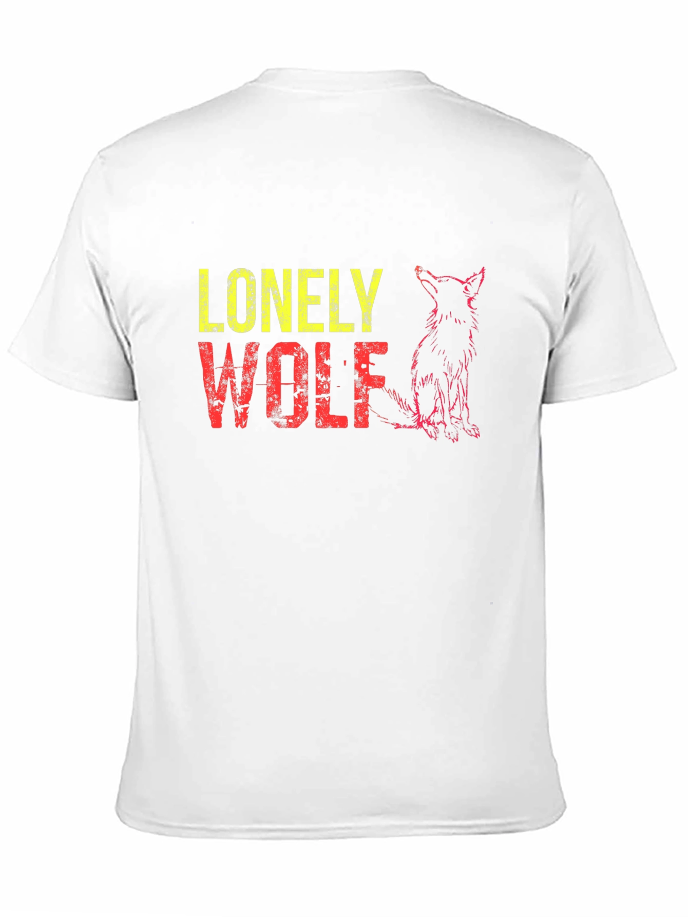 Lonely Wolf Graphic T-Shirt