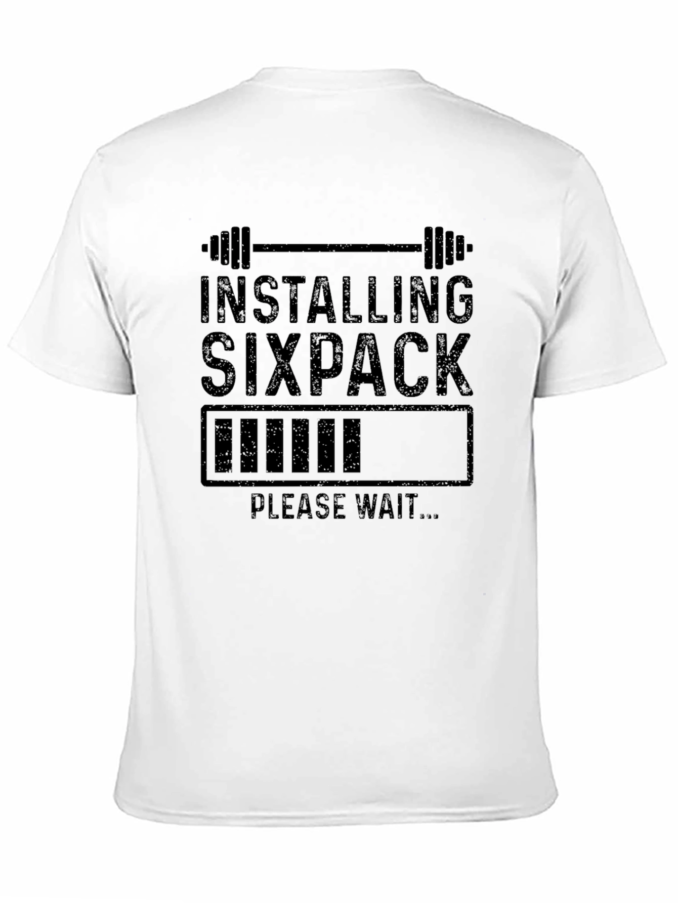 Installing Sixpack Funny Gym T-Shirt
