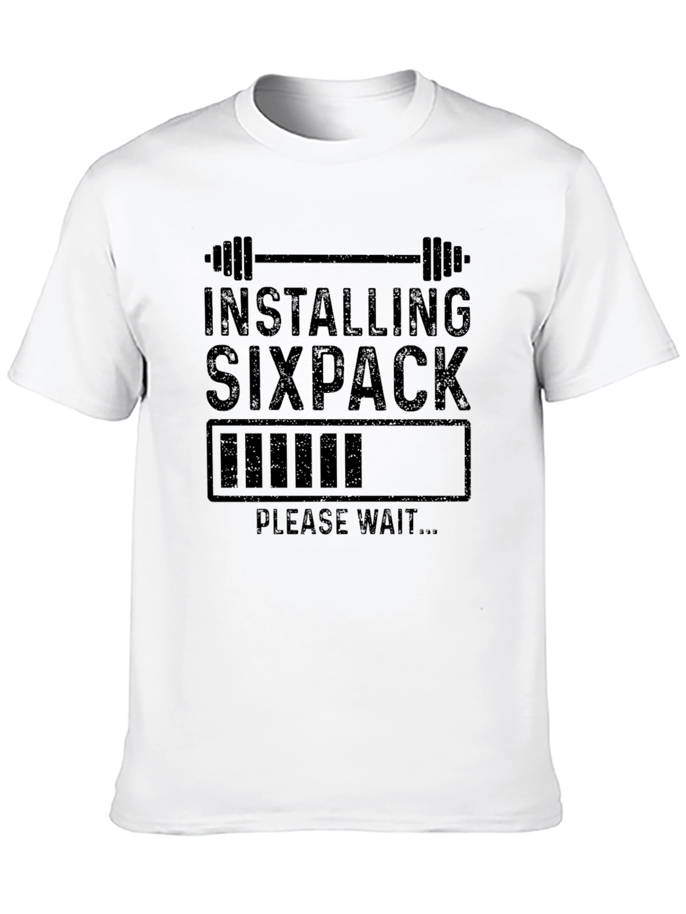 Installing Sixpack Funny Gym T-Shirt