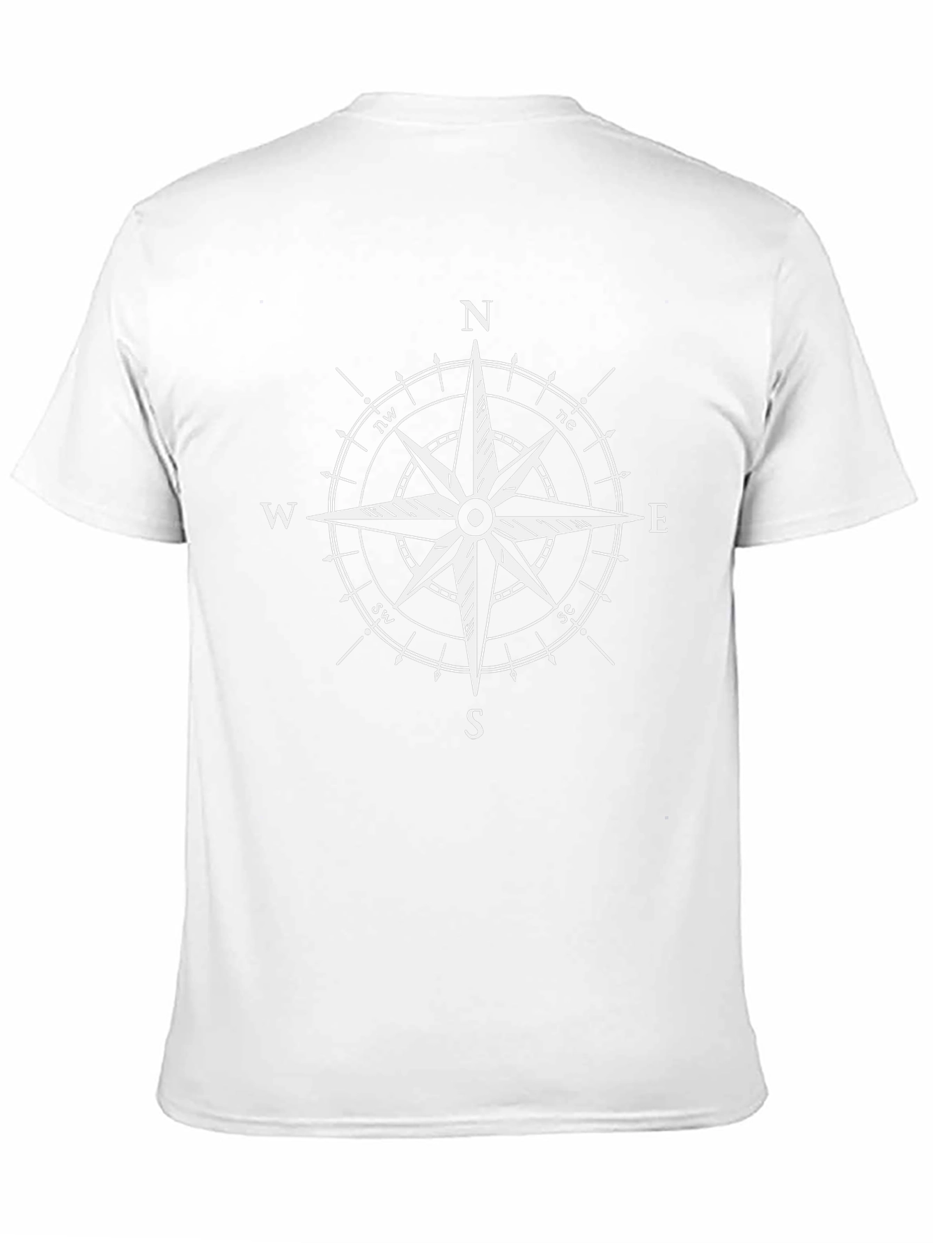 Compass Rose Graphic T-Shirt - Classic Design