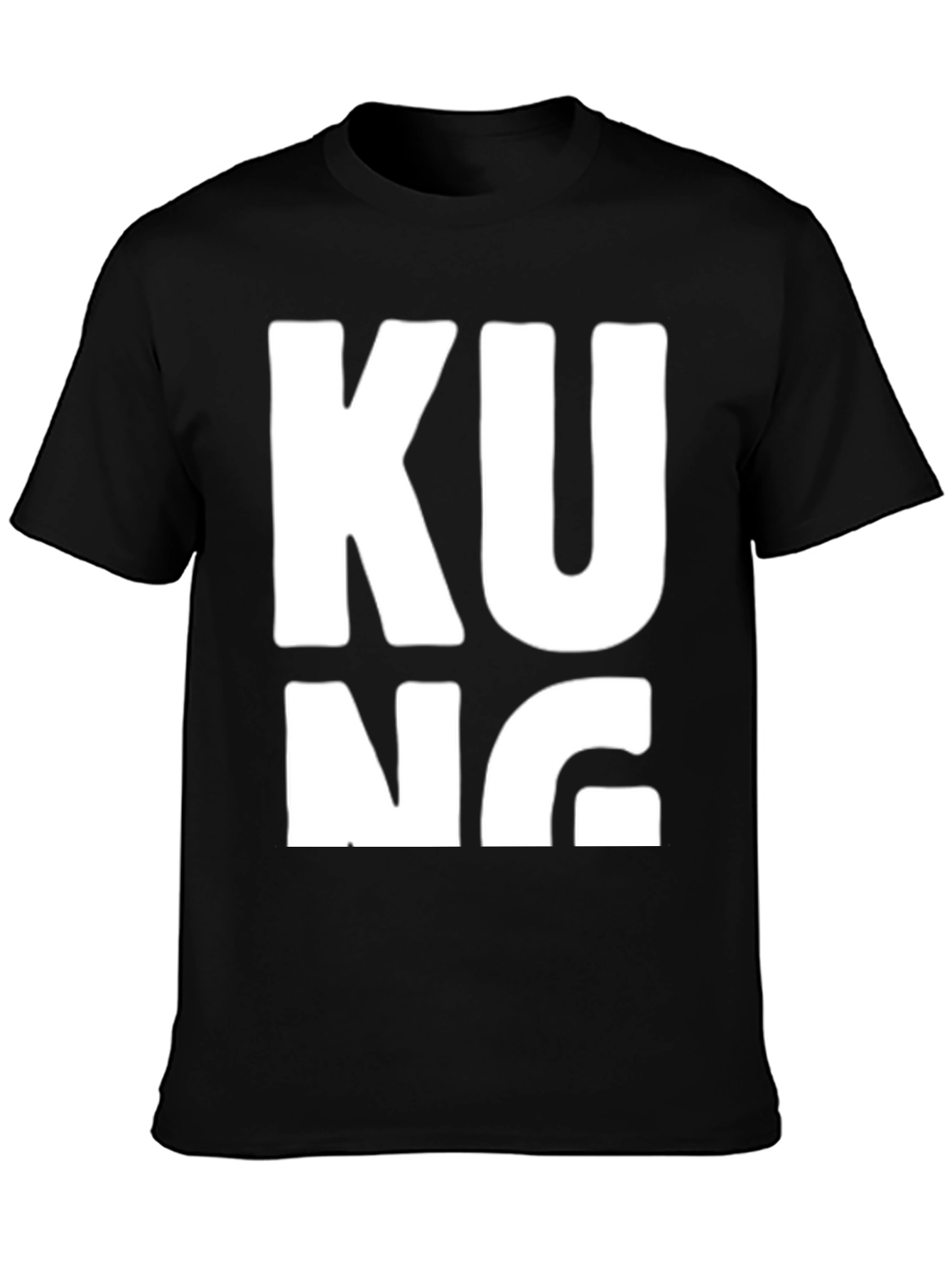 Kung Fu T-Shirt - Black Graphic Tee