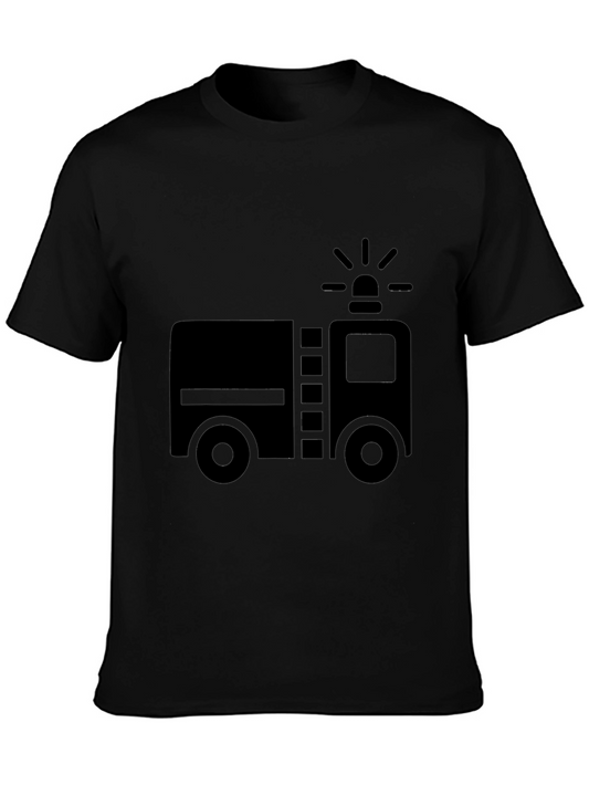 Firetruck Graphic Tee - Black