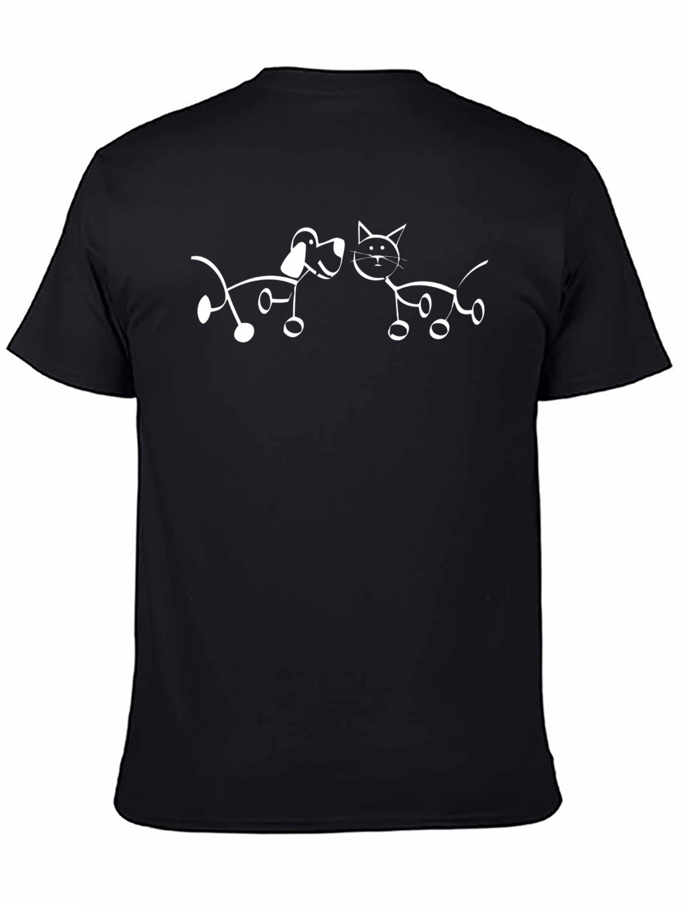 Cute Dog & Cat Graphic Tee
