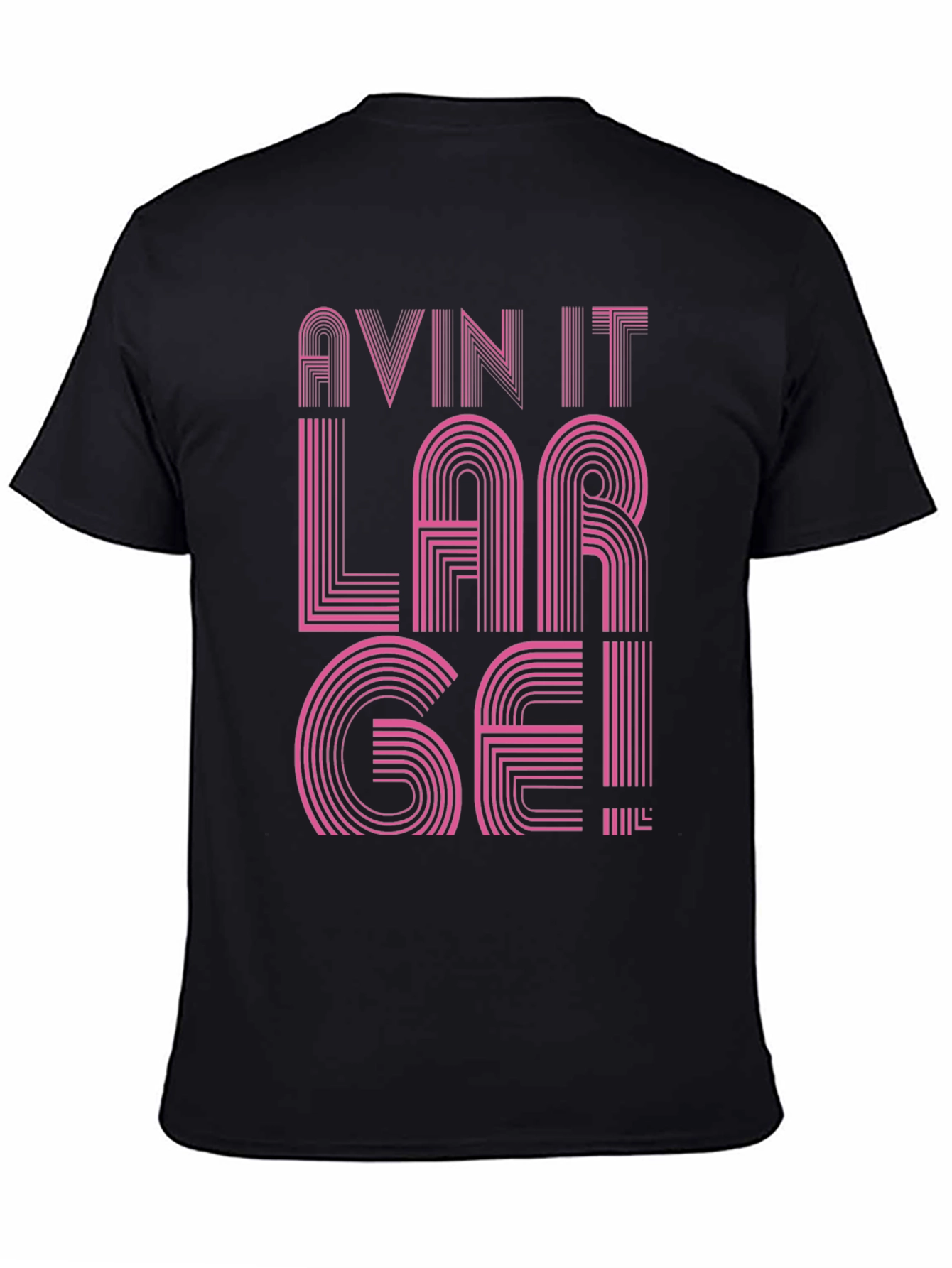 Avin It Large Graphic Tee - Black