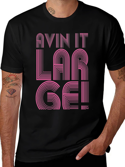 Avin It Large Graphic Tee - Black