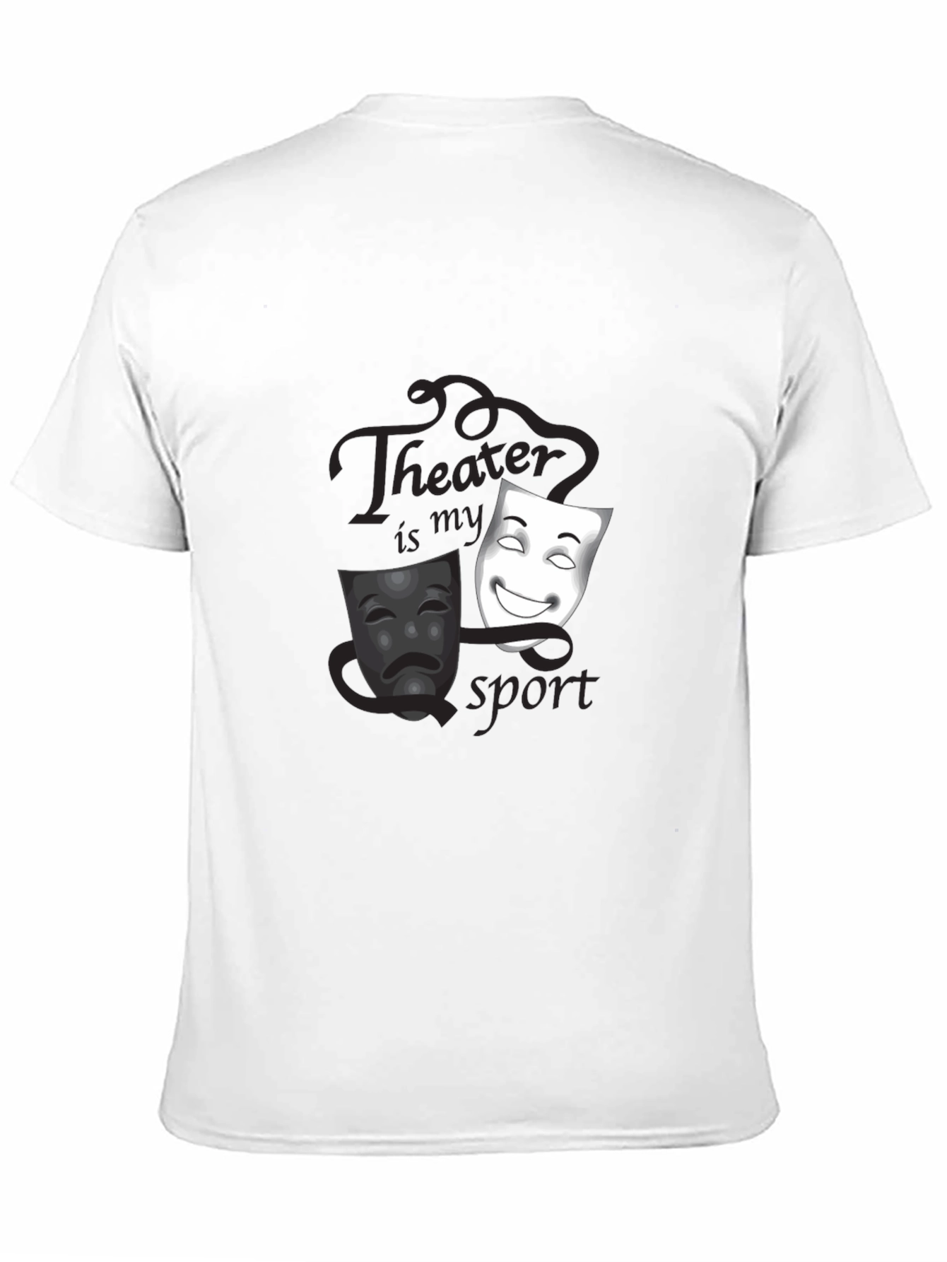 Theater is my sport Black T-Shirt