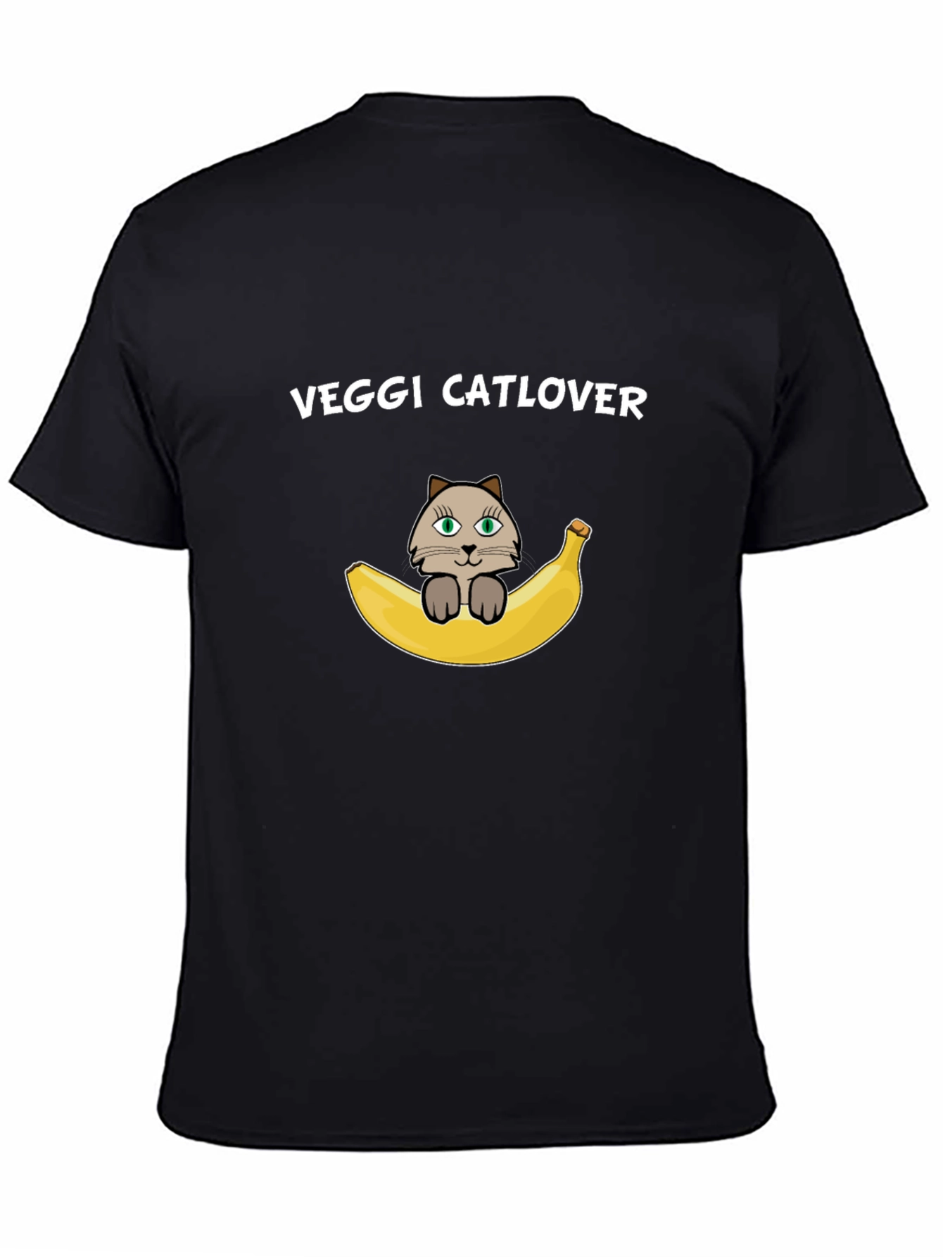 Veggi Catlover T-Shirt - Banana Cat