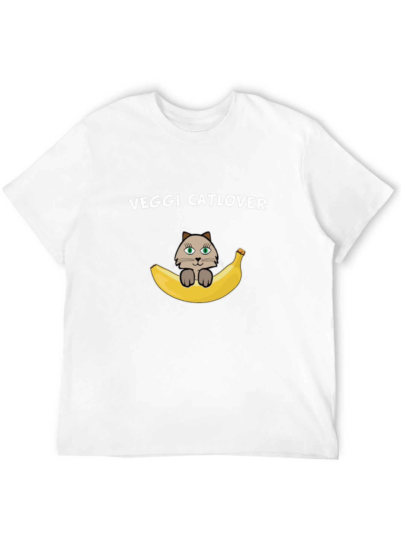 Veggi Catlover T-Shirt - Banana Cat