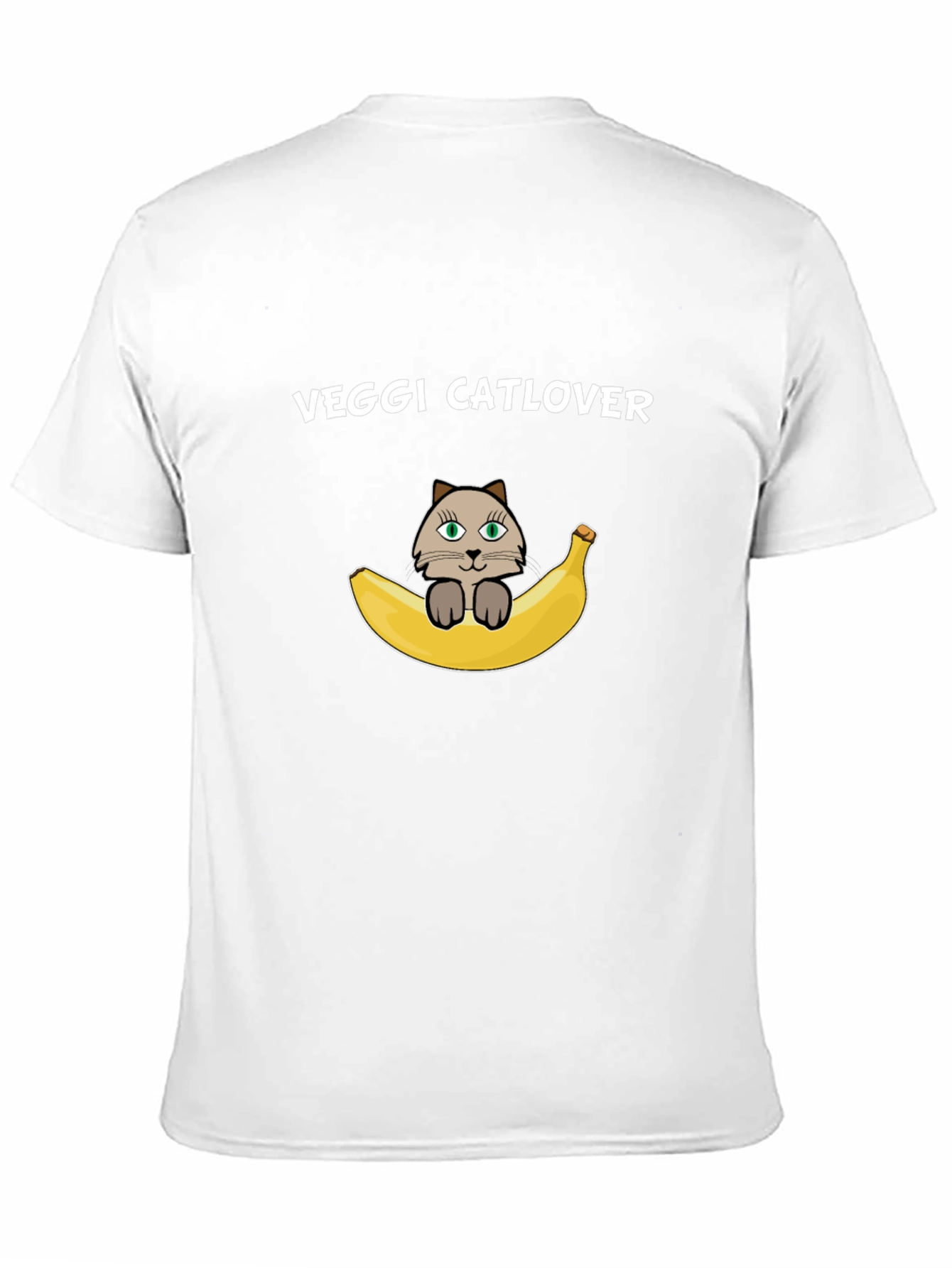 Veggi Catlover T-Shirt - Banana Cat