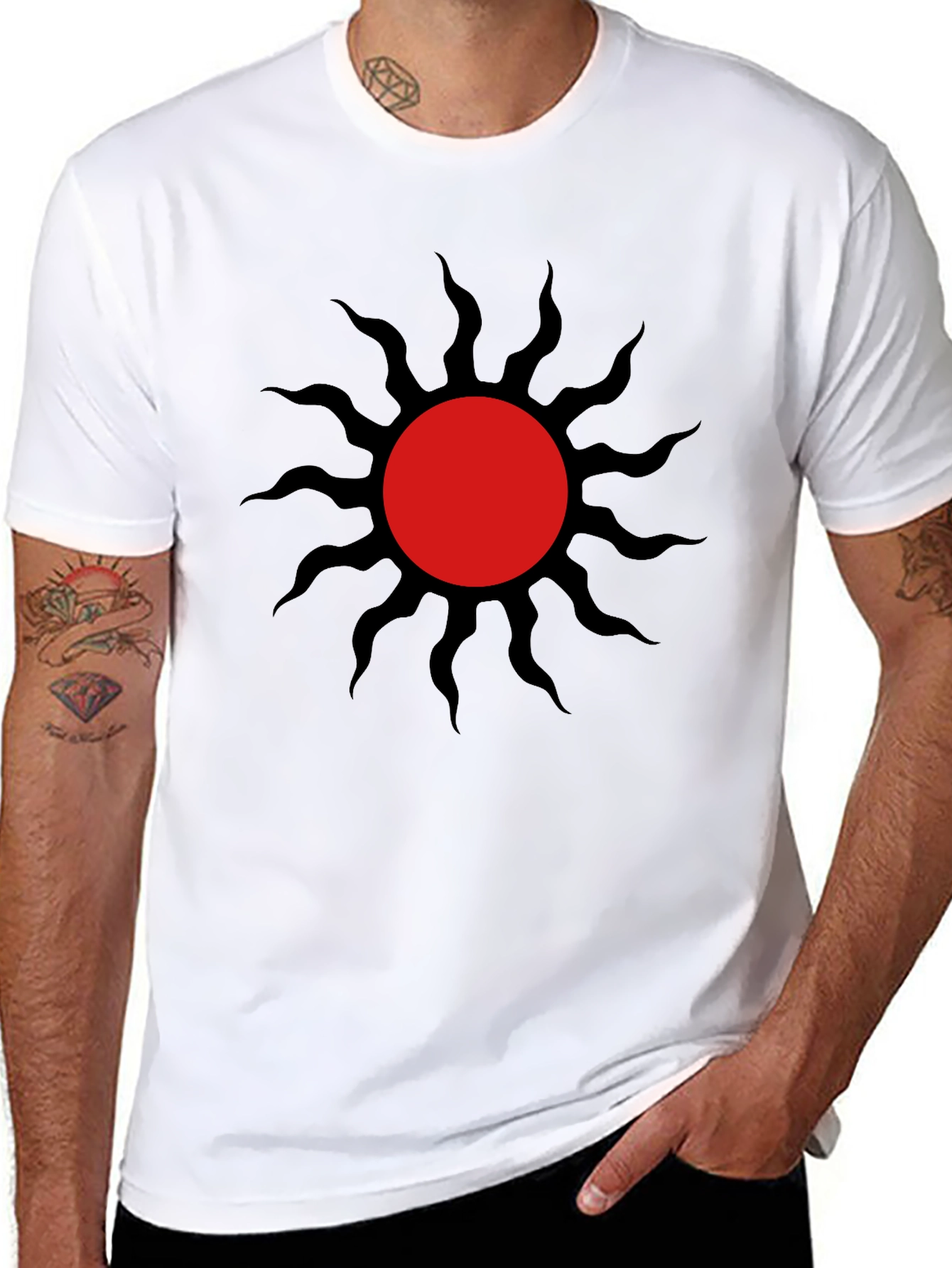Solar Symbol T-Shirt - Bold Graphic Tee