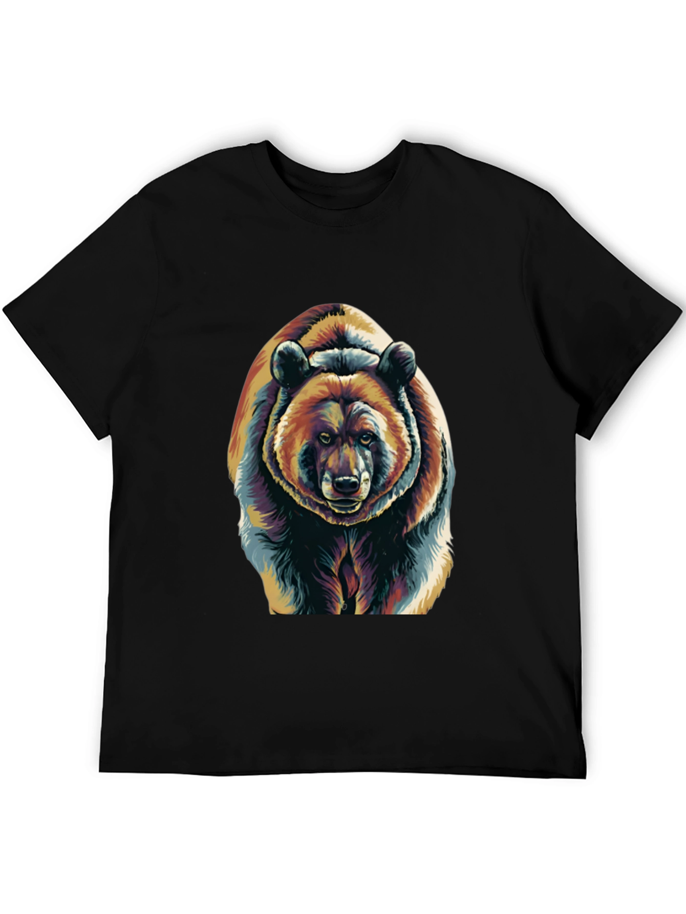 Cool Bear Graphic Tee - Unisex Black T-Shirt