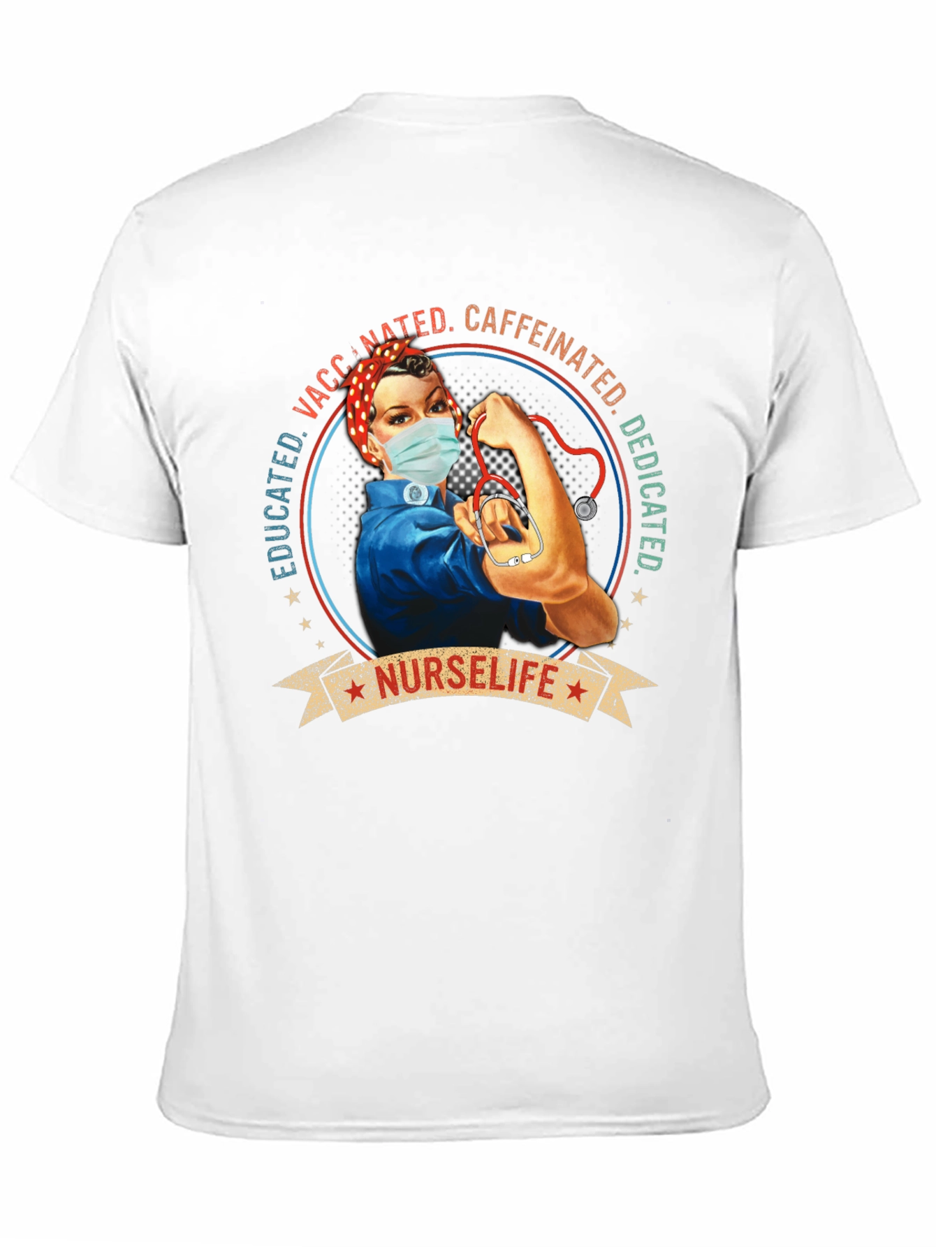 NurseLife Vaccinated Womens T-Shirt
