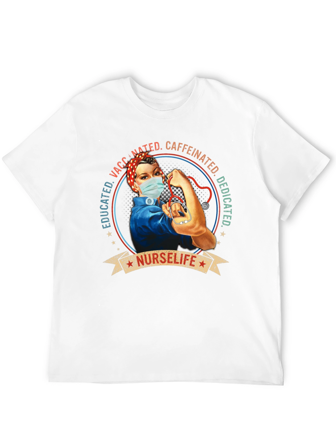 NurseLife Vaccinated Womens T-Shirt