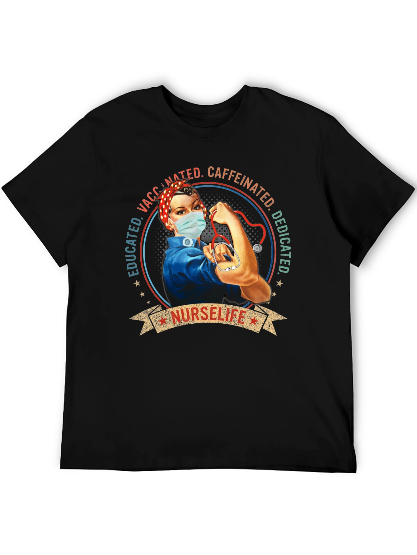NurseLife Vaccinated Womens T-Shirt