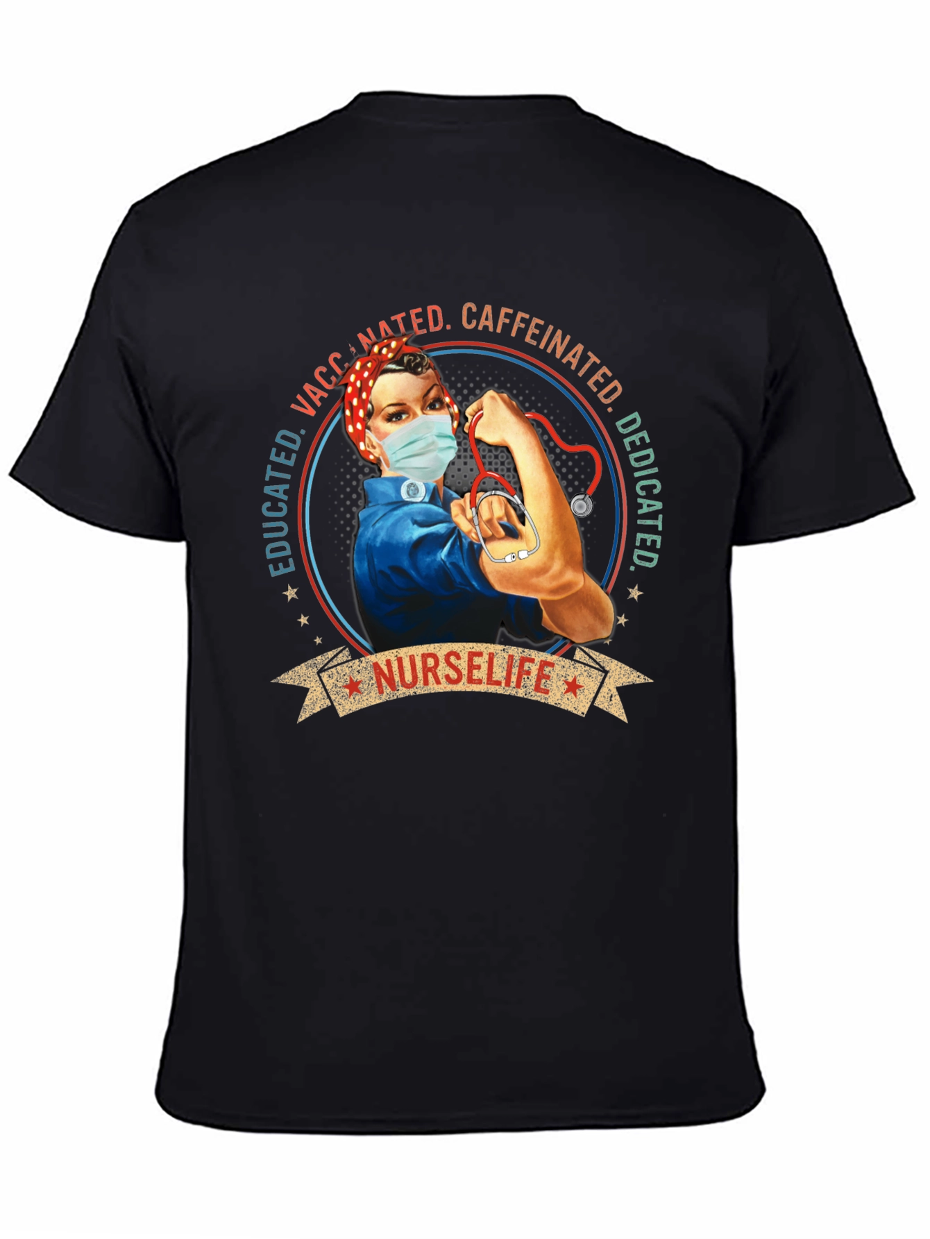 NurseLife Vaccinated Womens T-Shirt