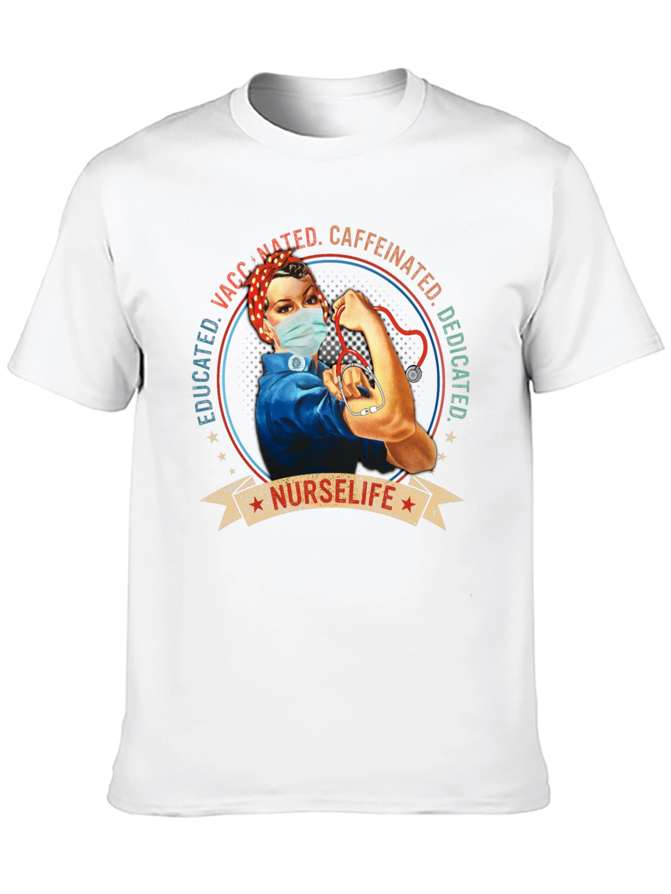 NurseLife Vaccinated Womens T-Shirt
