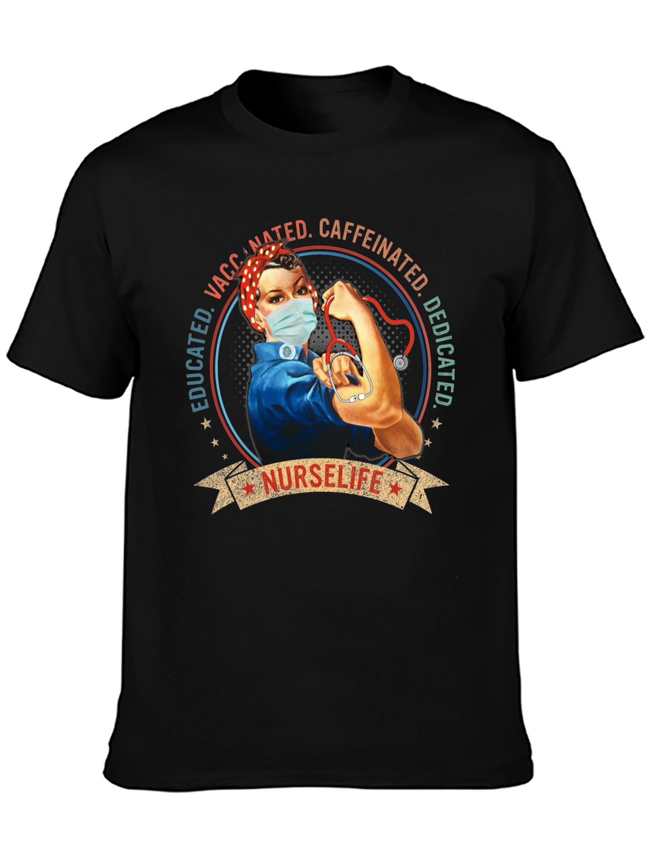 NurseLife Vaccinated Womens T-Shirt