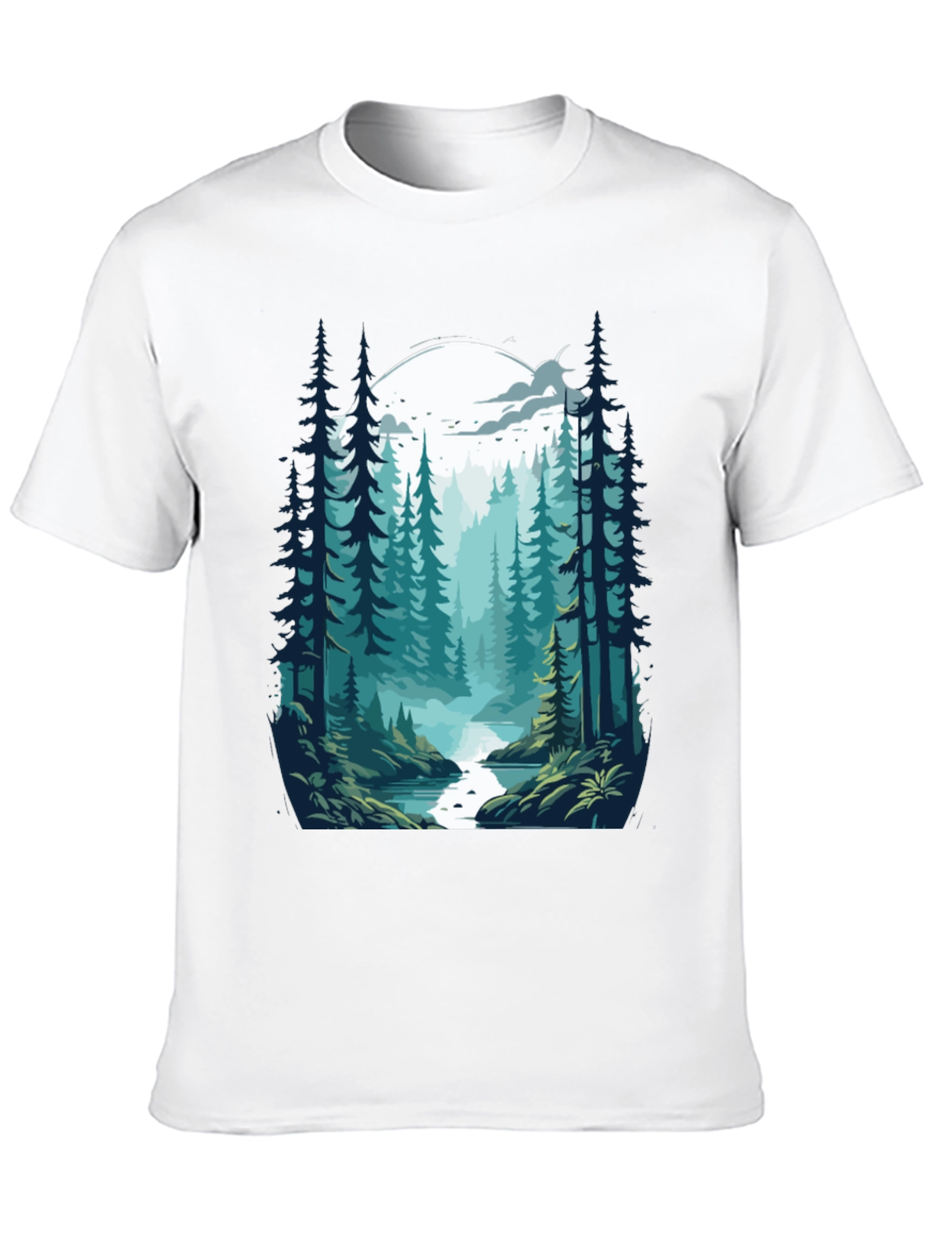Natures Embrace Graphic Tee - Black
