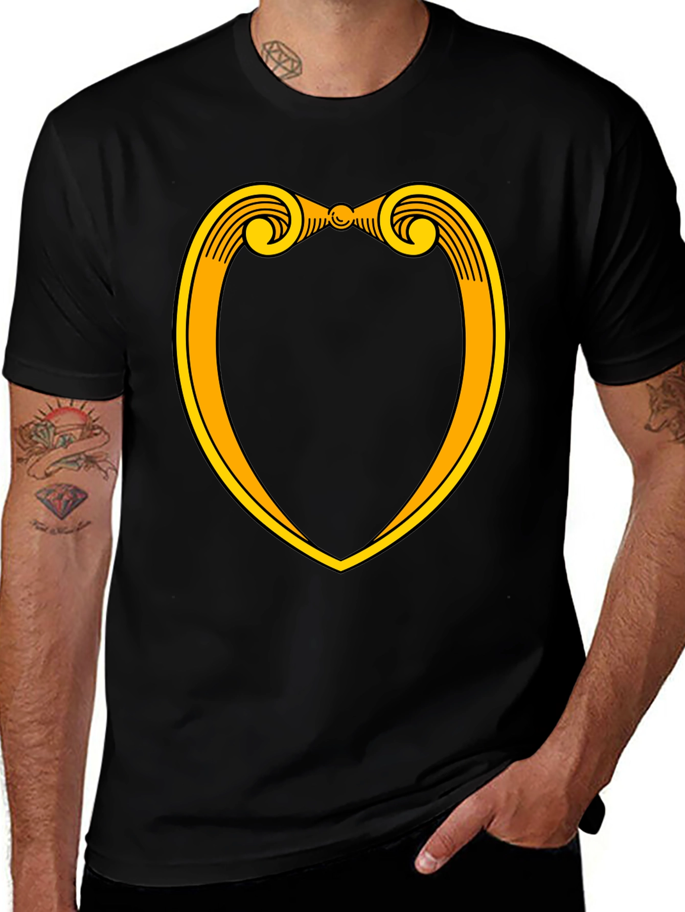 Friends Door Frame T-Shirt - Black
