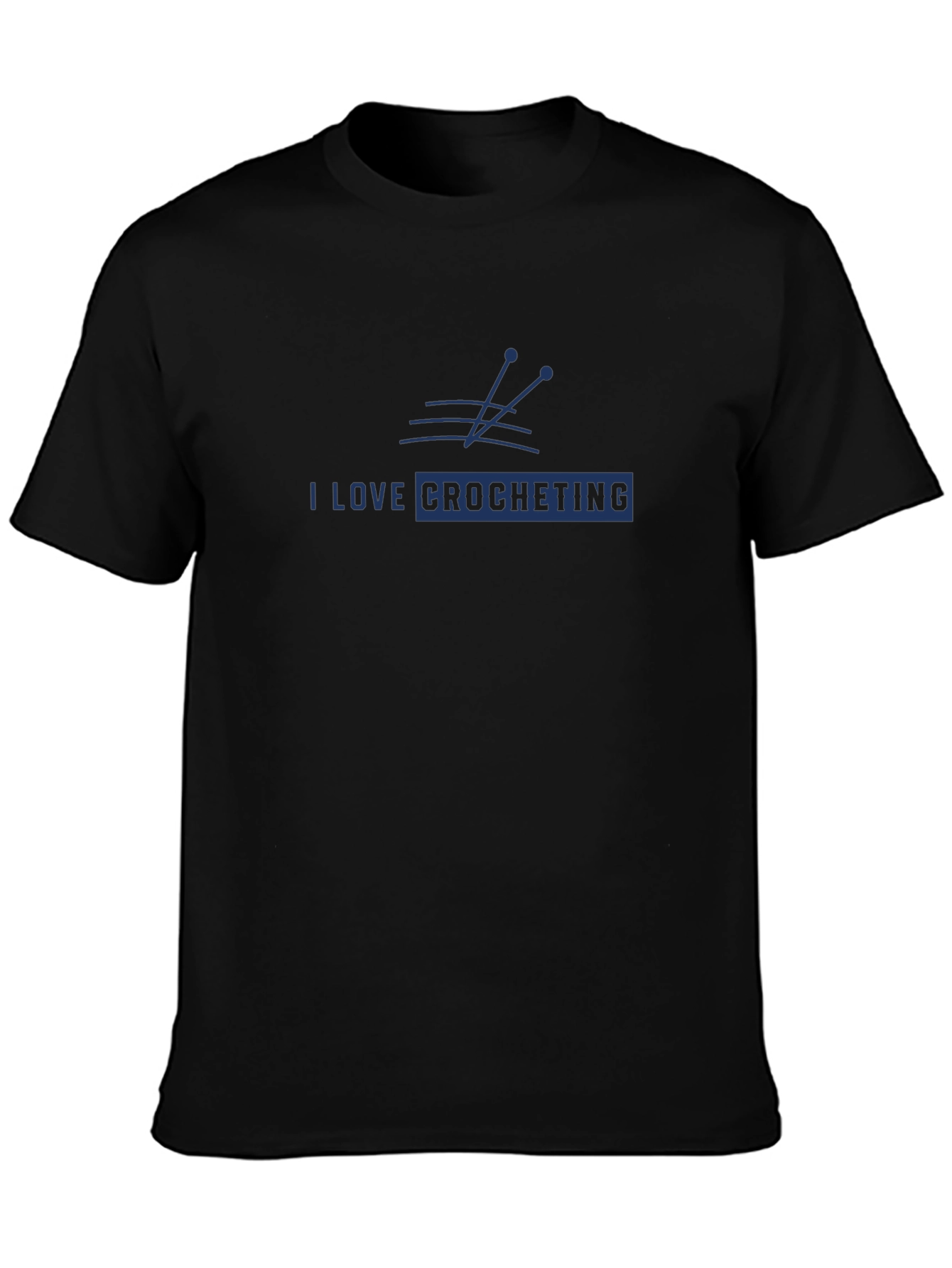 I Love Crocheting Graphic T-Shirt - Knitwear Hobby Tee
