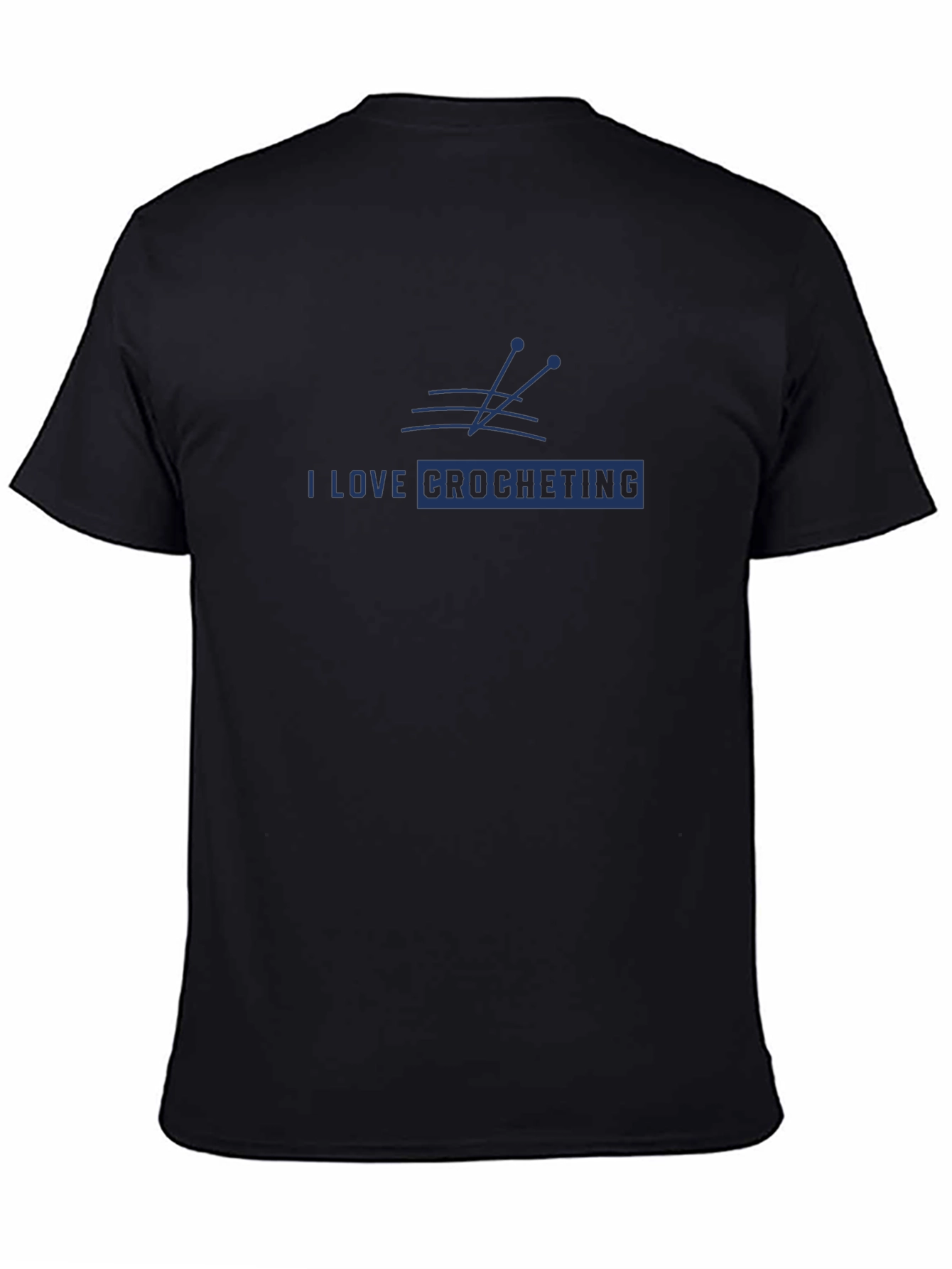 I Love Crocheting Graphic T-Shirt - Knitwear Hobby Tee