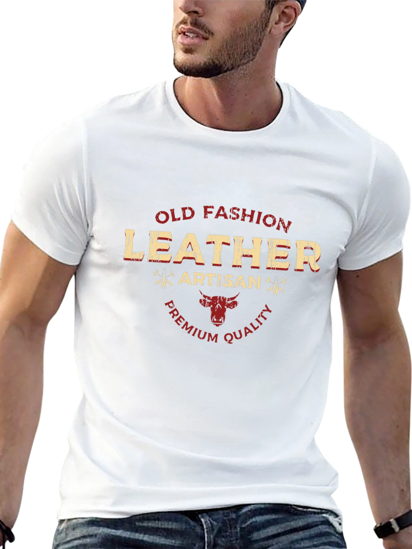 Old Fashion Leather Artisan Premium T-Shirt