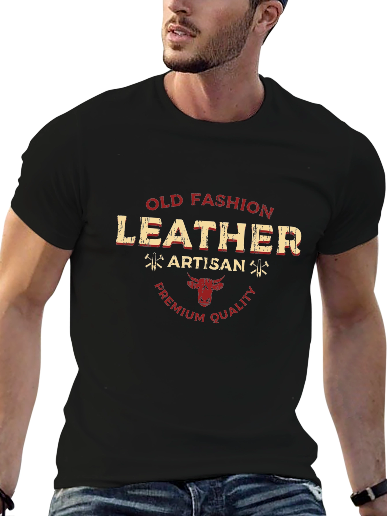 Old Fashion Leather Artisan Premium T-Shirt