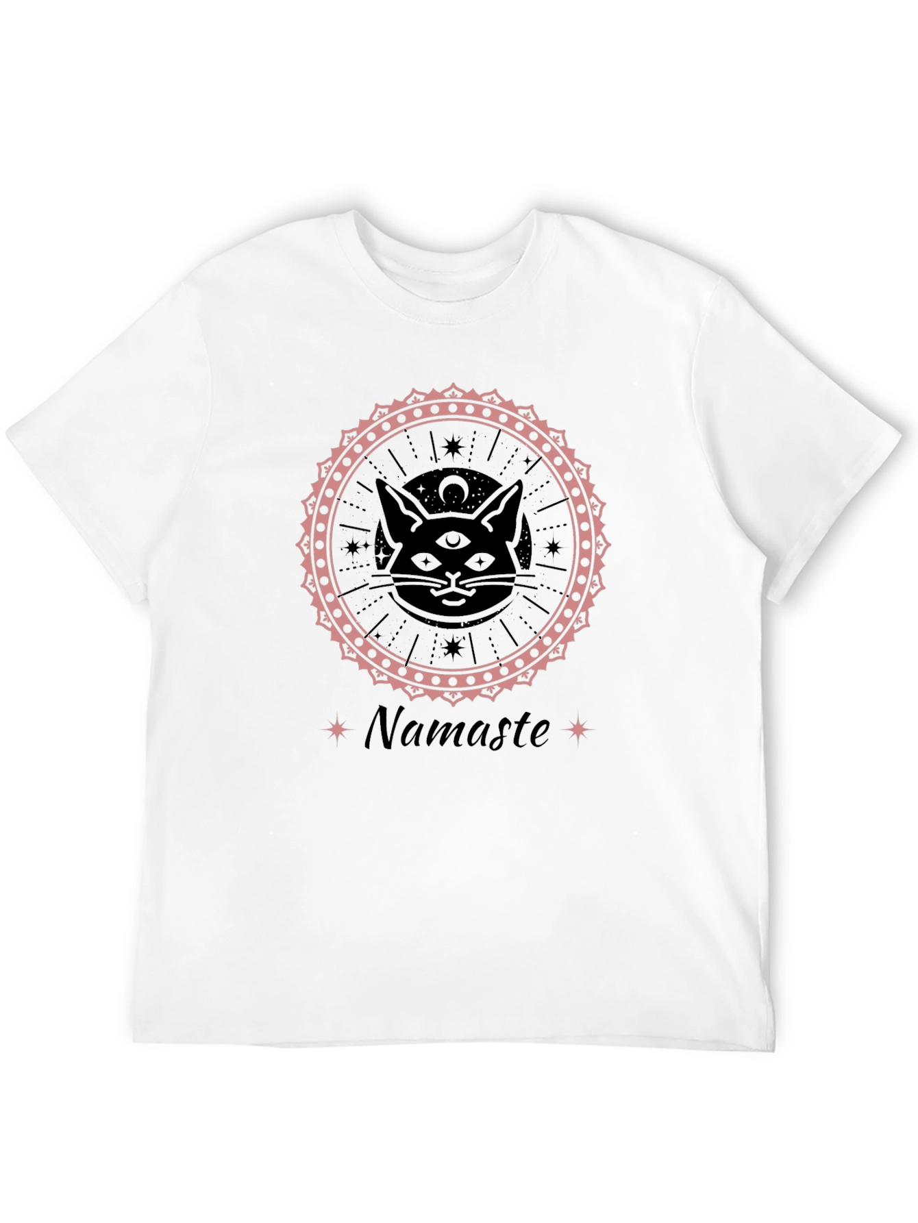 Namaste Cat T-Shirt - Third Eye Chakra Tee