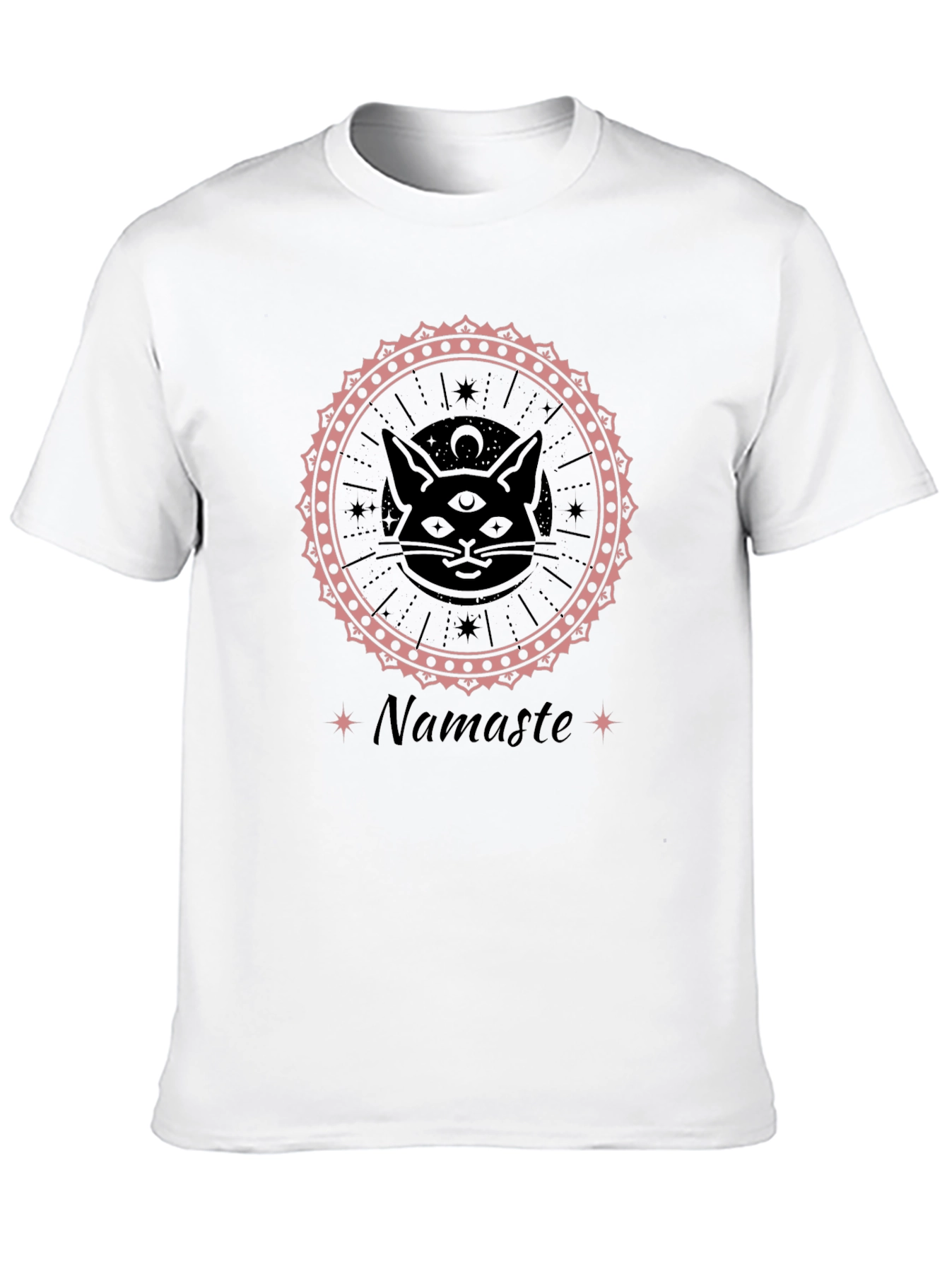 Namaste Cat T-Shirt - Third Eye Chakra Tee